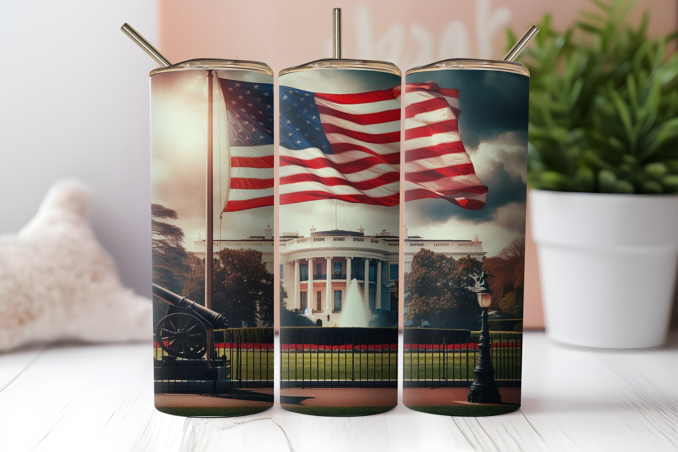 White House Theme 20oz Tumbler