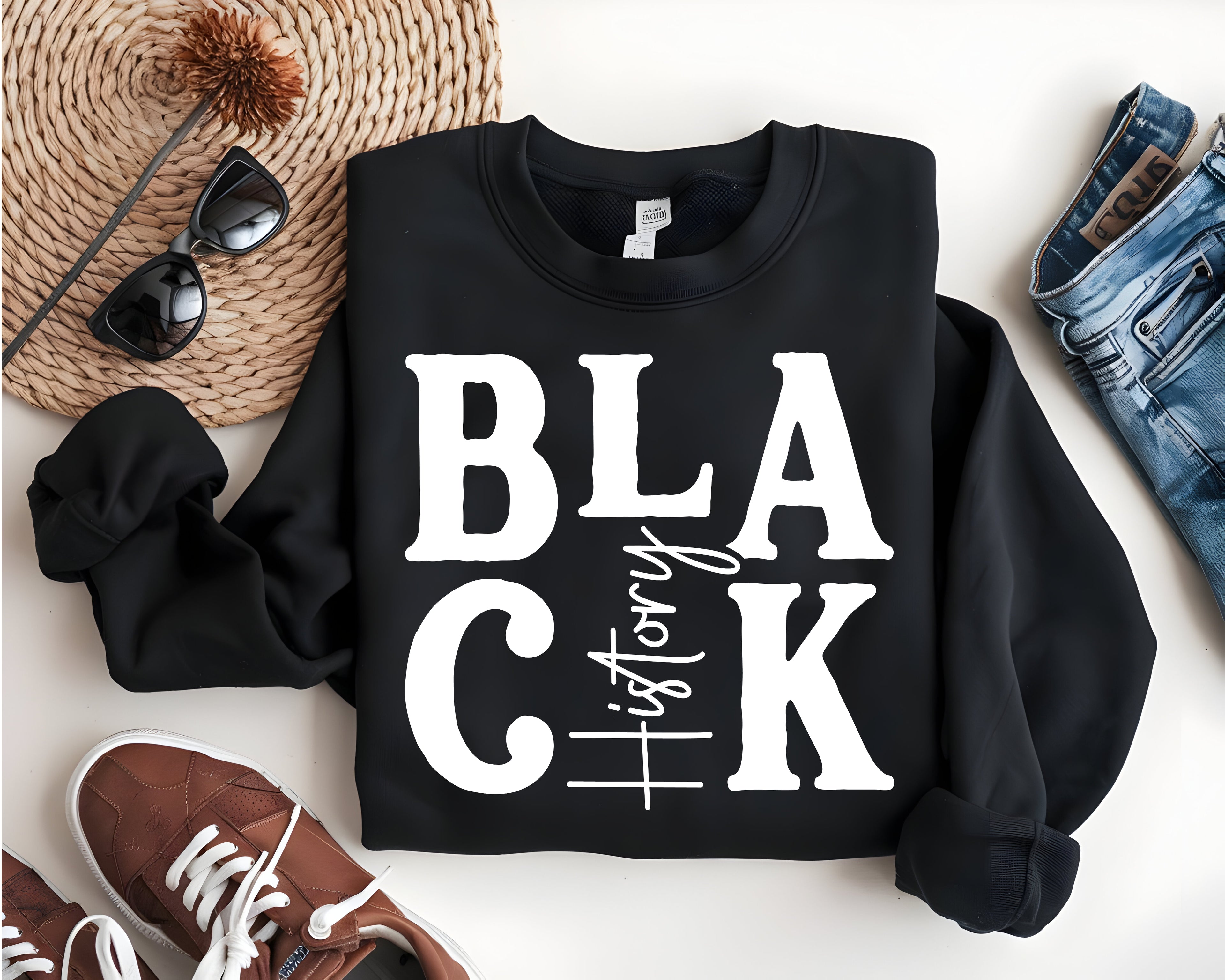 BLACK HISTORY BOLD PRINT SHIRT