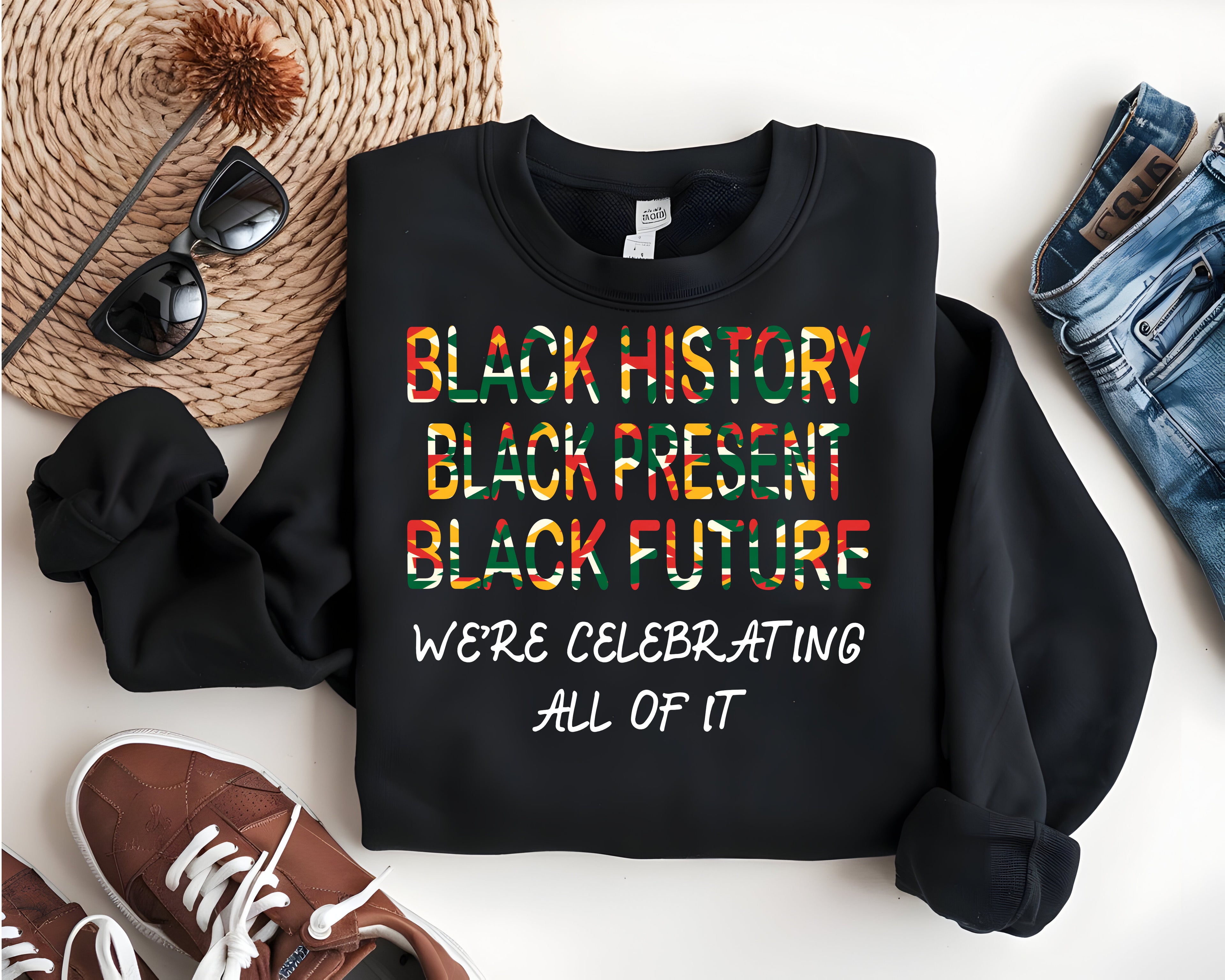 BLACK HISTORY BLACK PRESENT BLACK FUTURE SHIRT