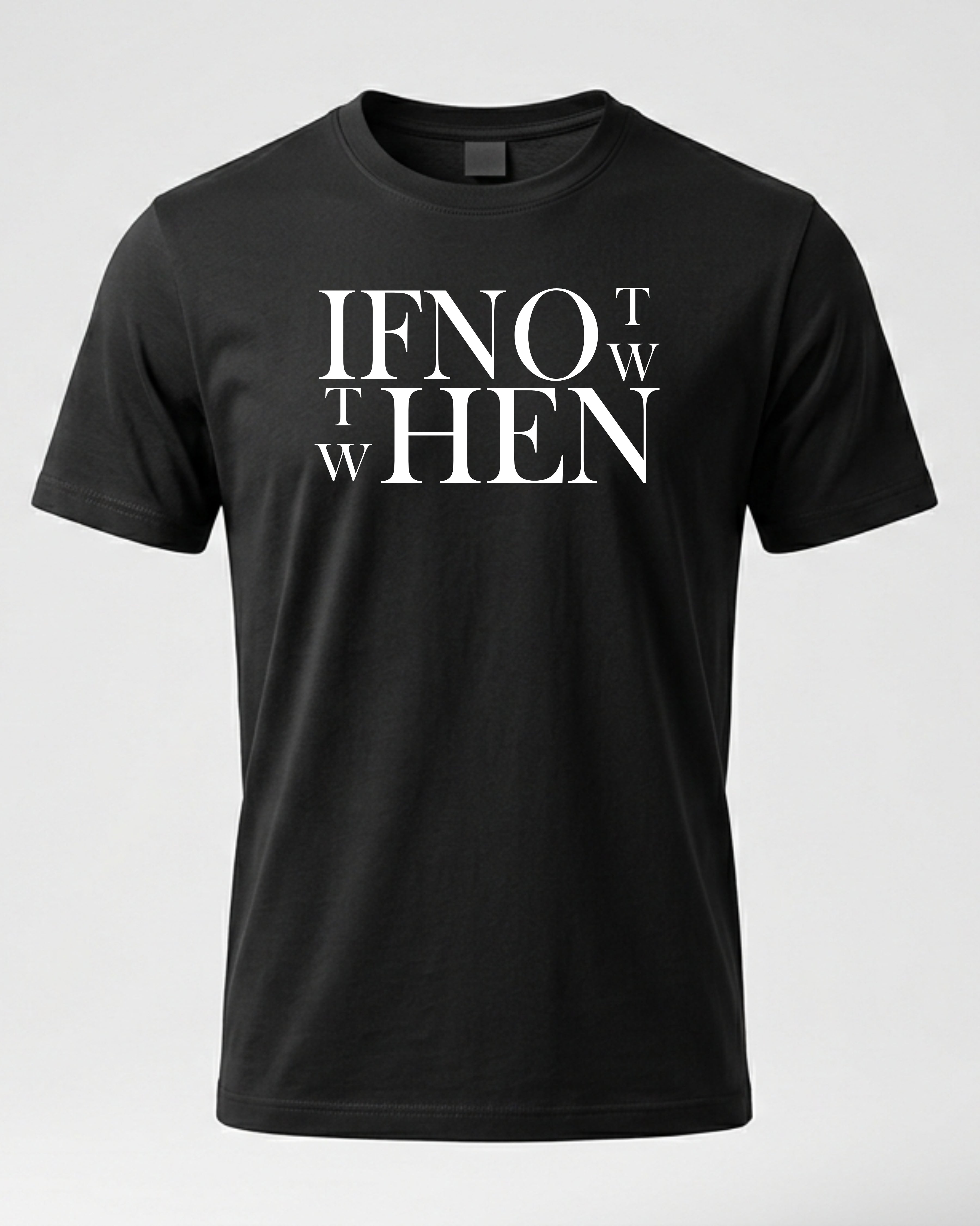 IF NOT NOW, THEN WHEN T-Shirt Collection