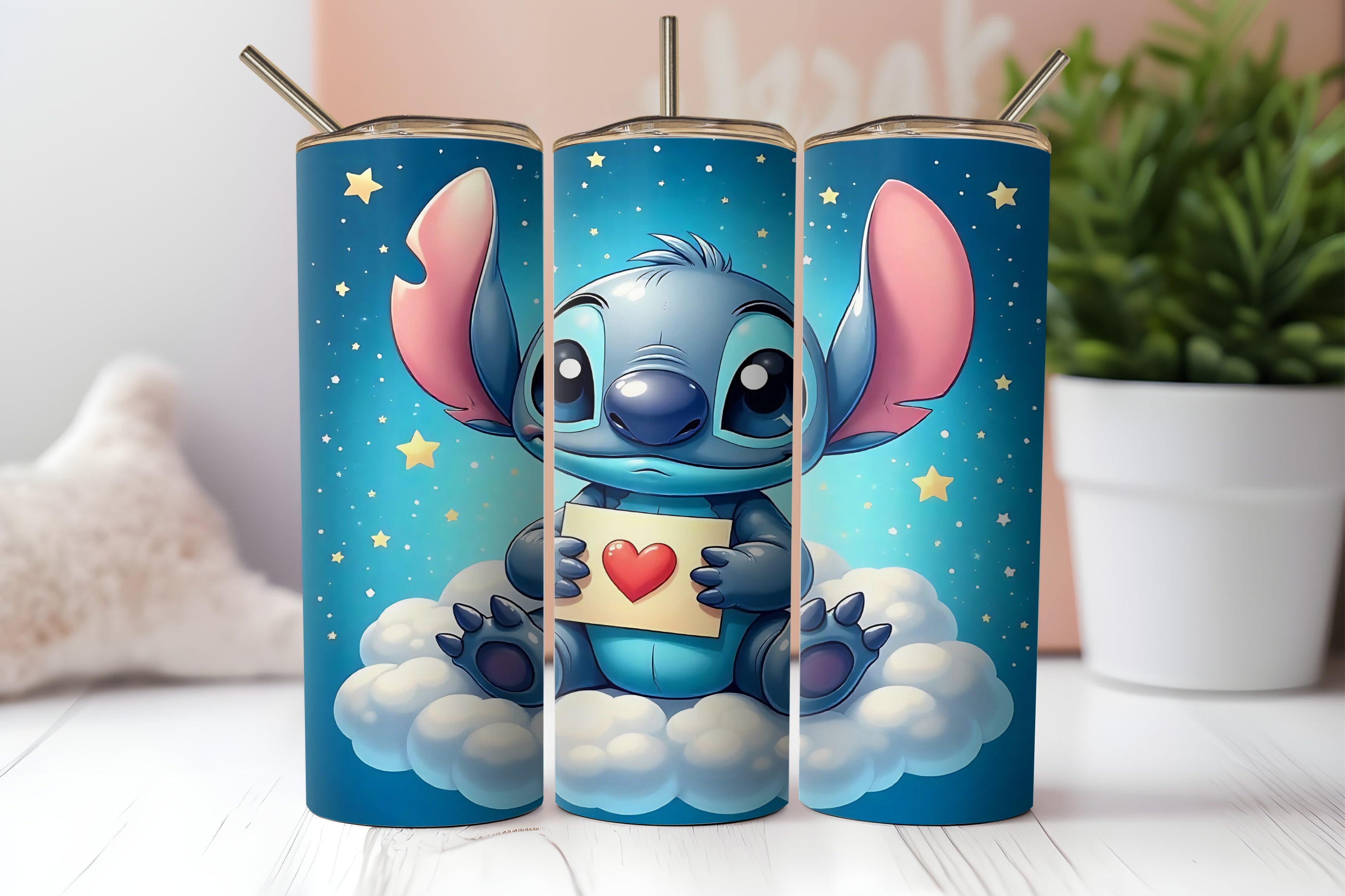 Stitch and Ohana theme 20oz Tumbler