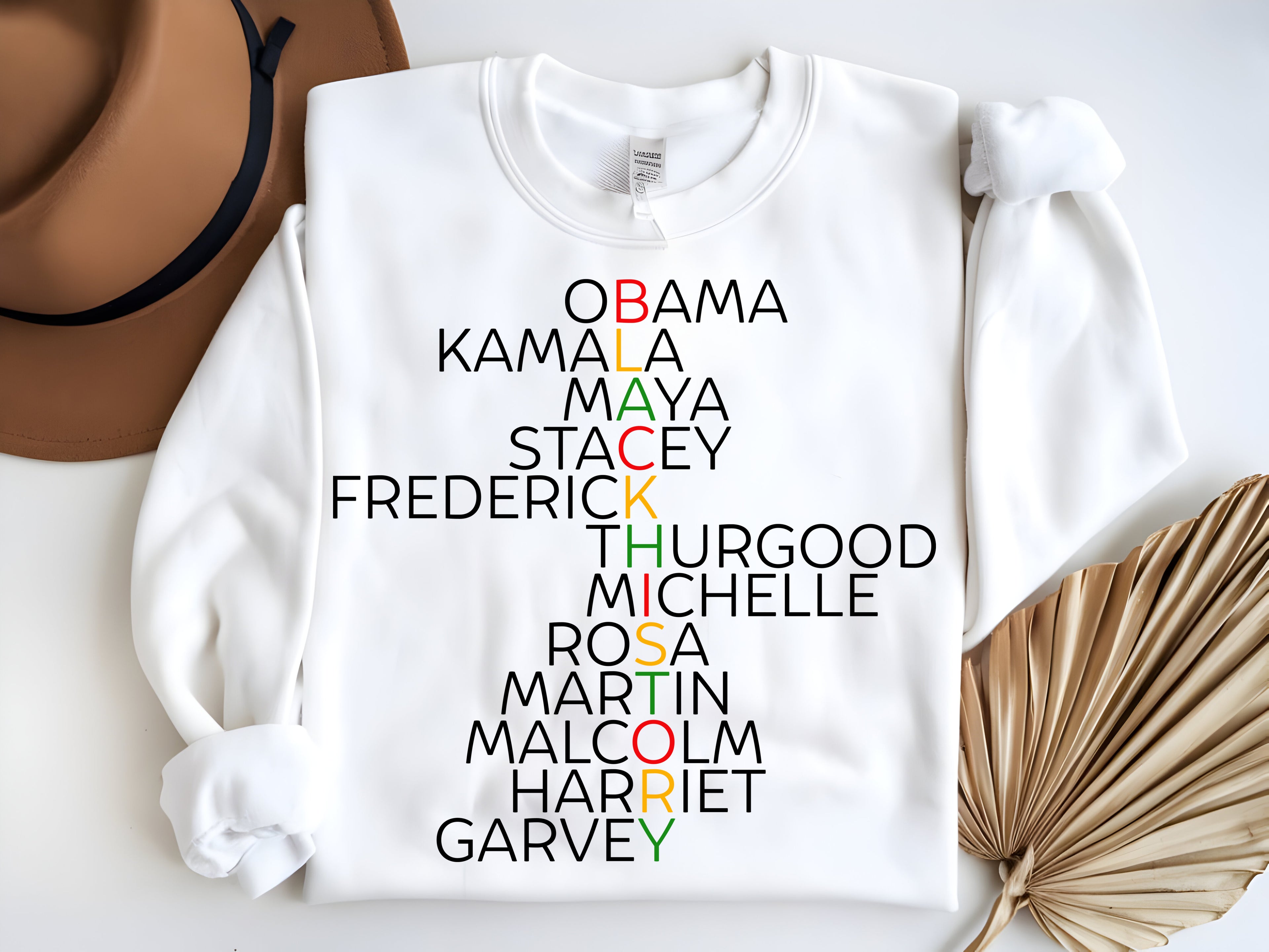 NAMES OF BLACK HISTORY PEOPLE SHIRT