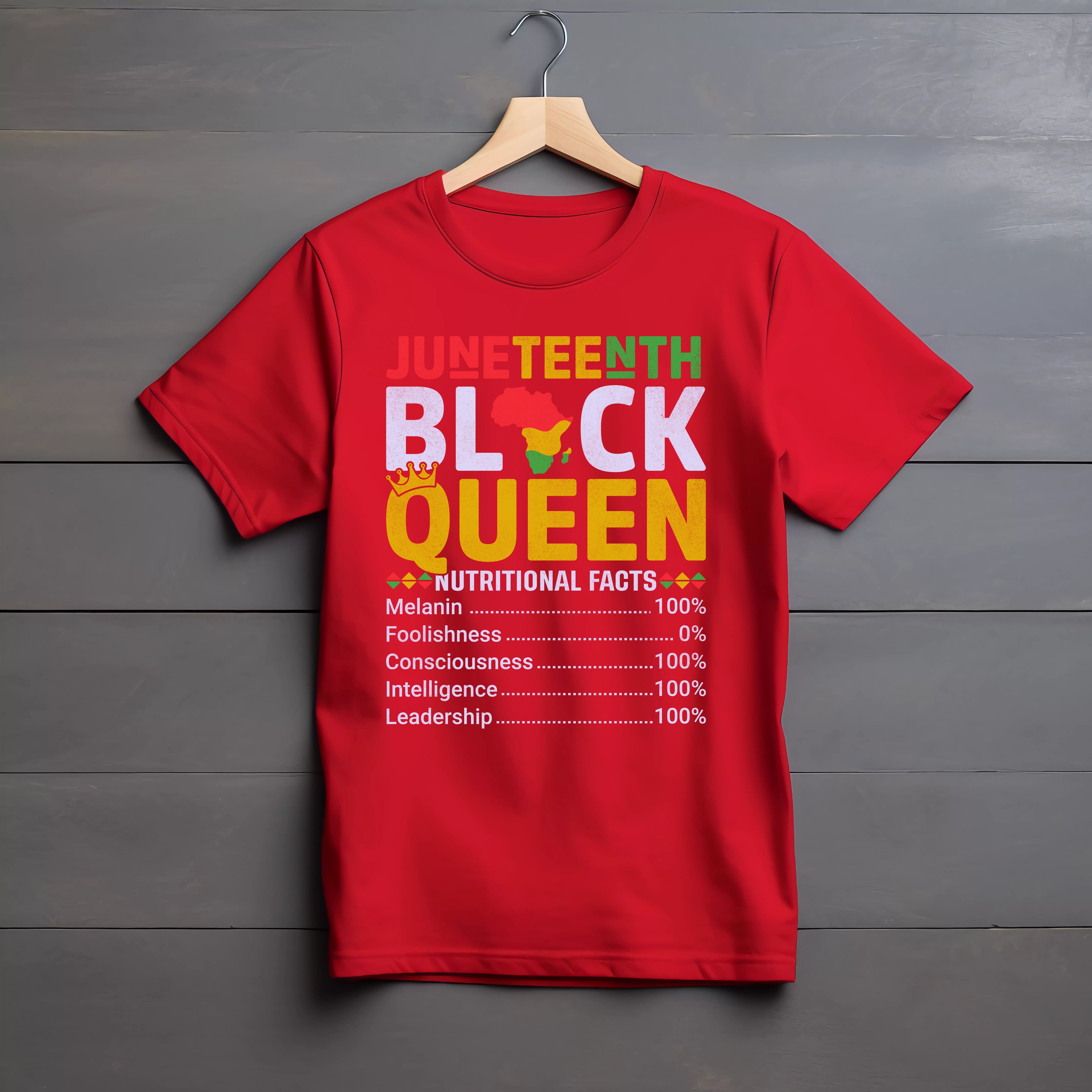 Black Queen Juneteenth T-shirt