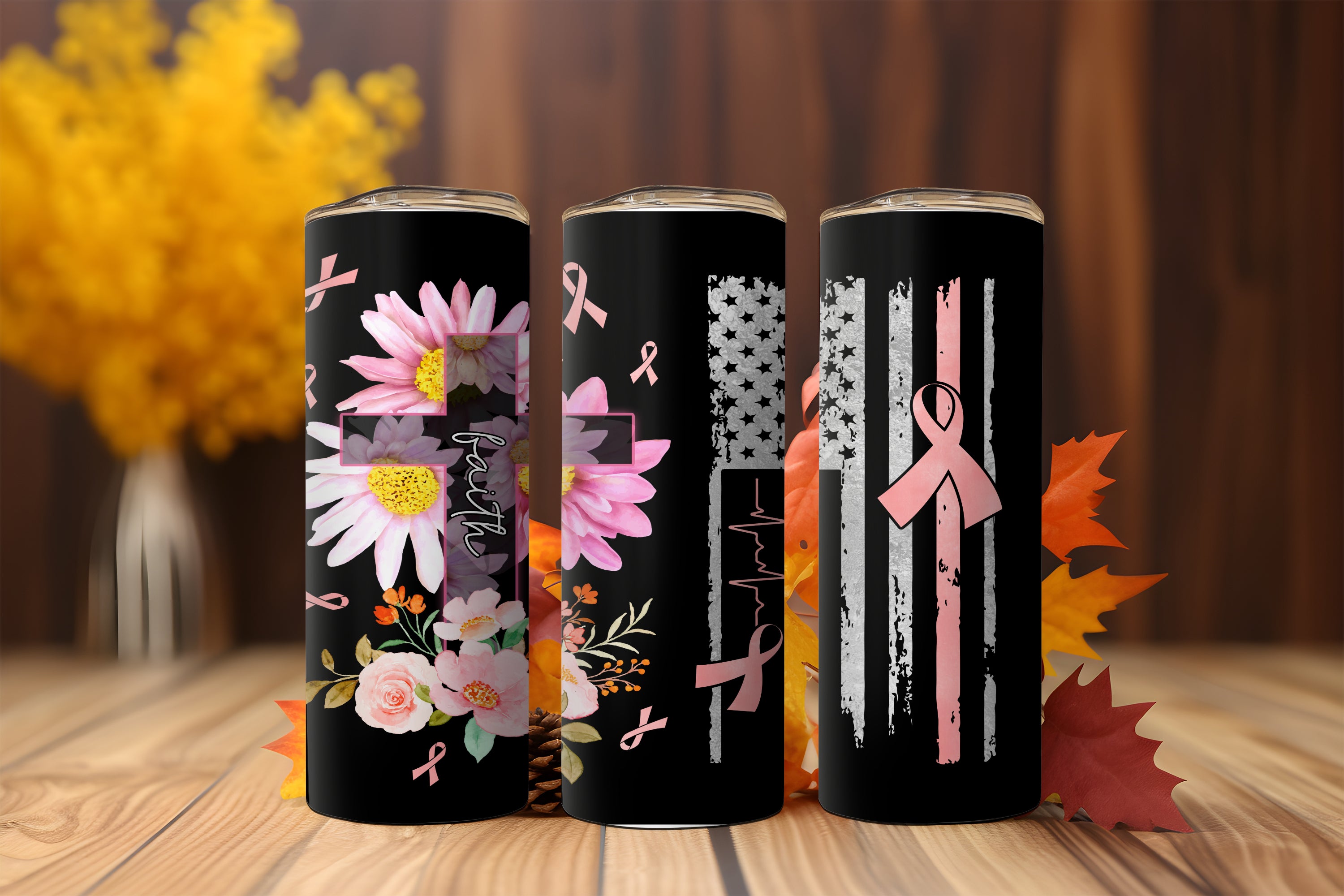 Breast Cancer Theme 20oz Tumblers