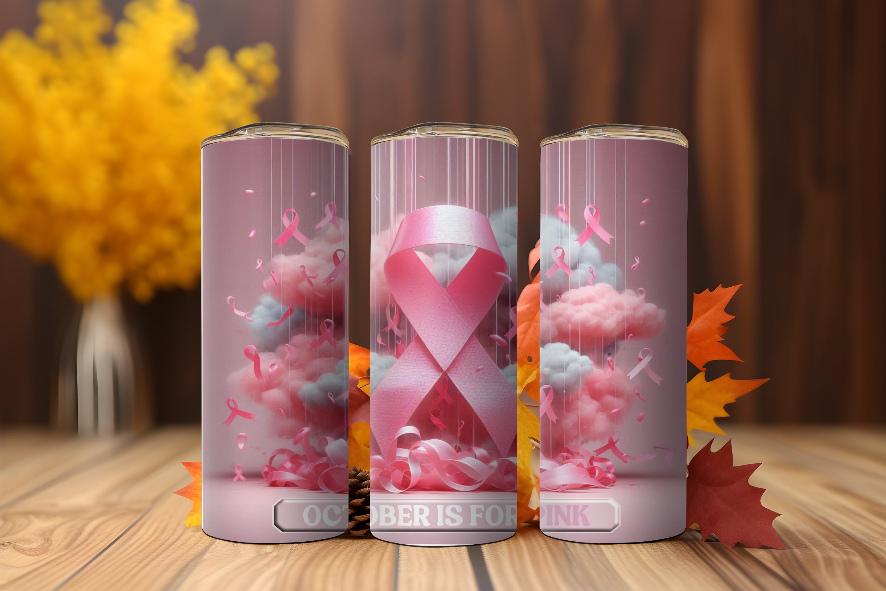 Breast Cancer Theme 20oz Tumblers
