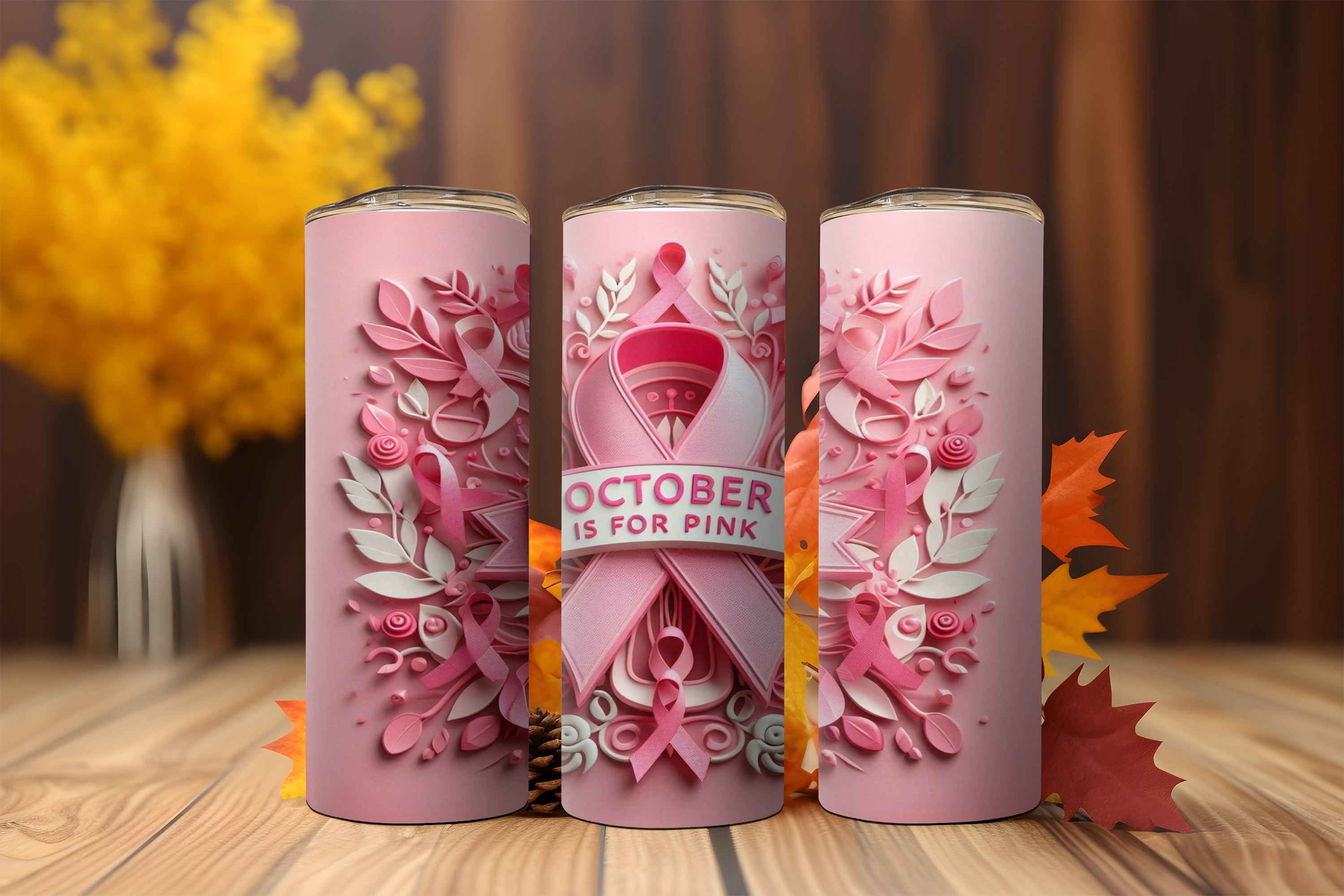 Breast Cancer Theme 20oz Tumblers