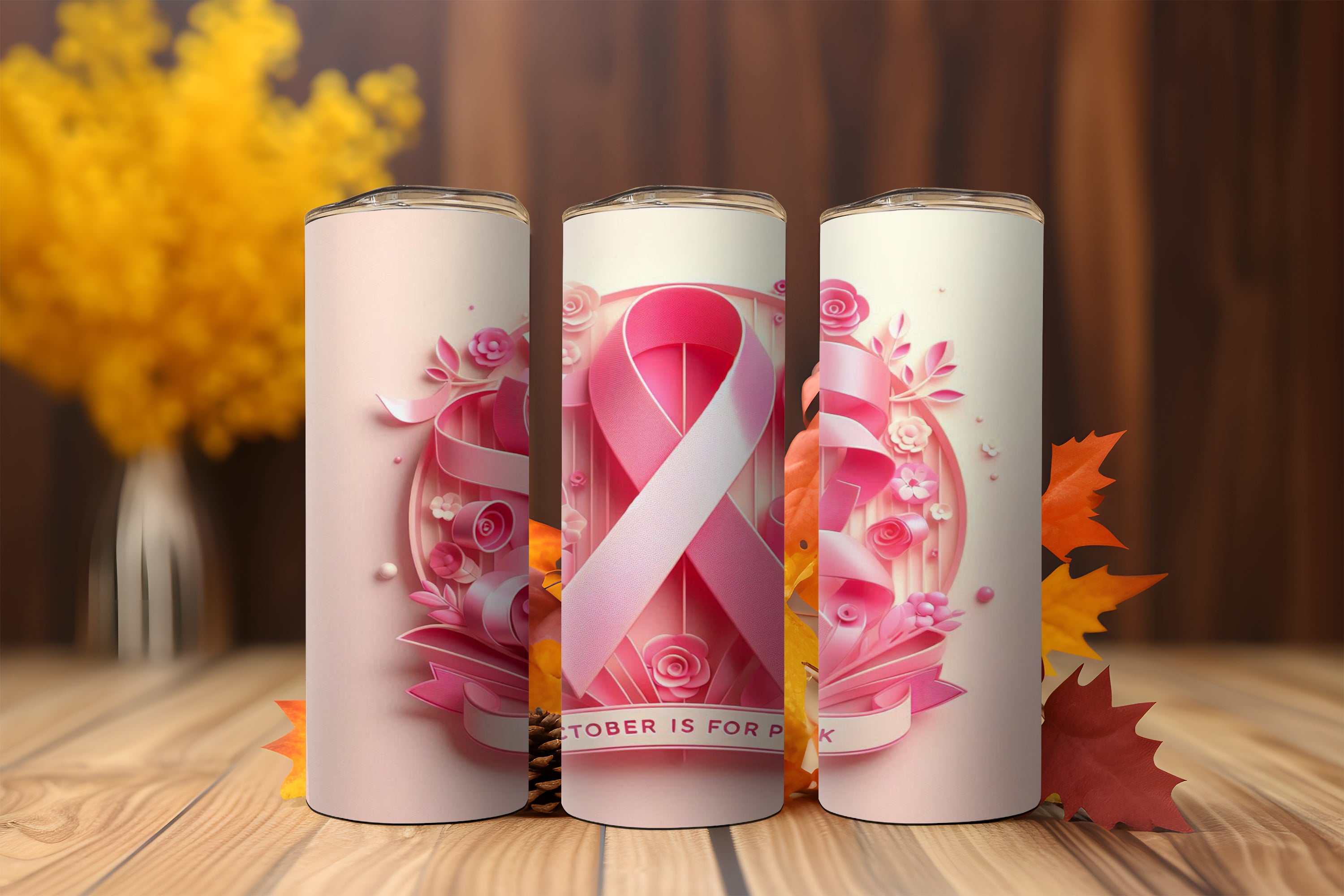 Breast Cancer Theme 20oz Tumblers