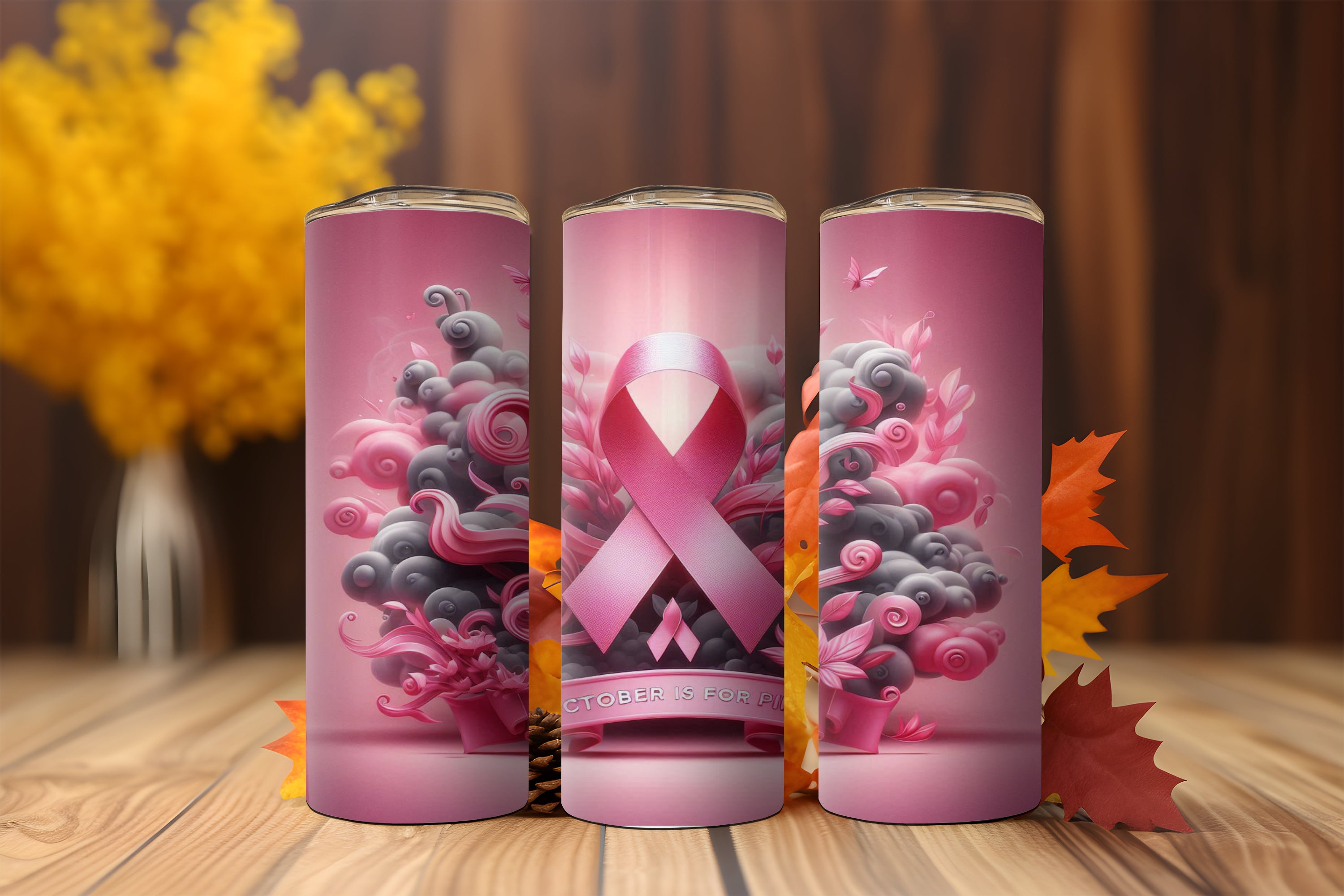 Breast Cancer Theme 20oz Tumblers