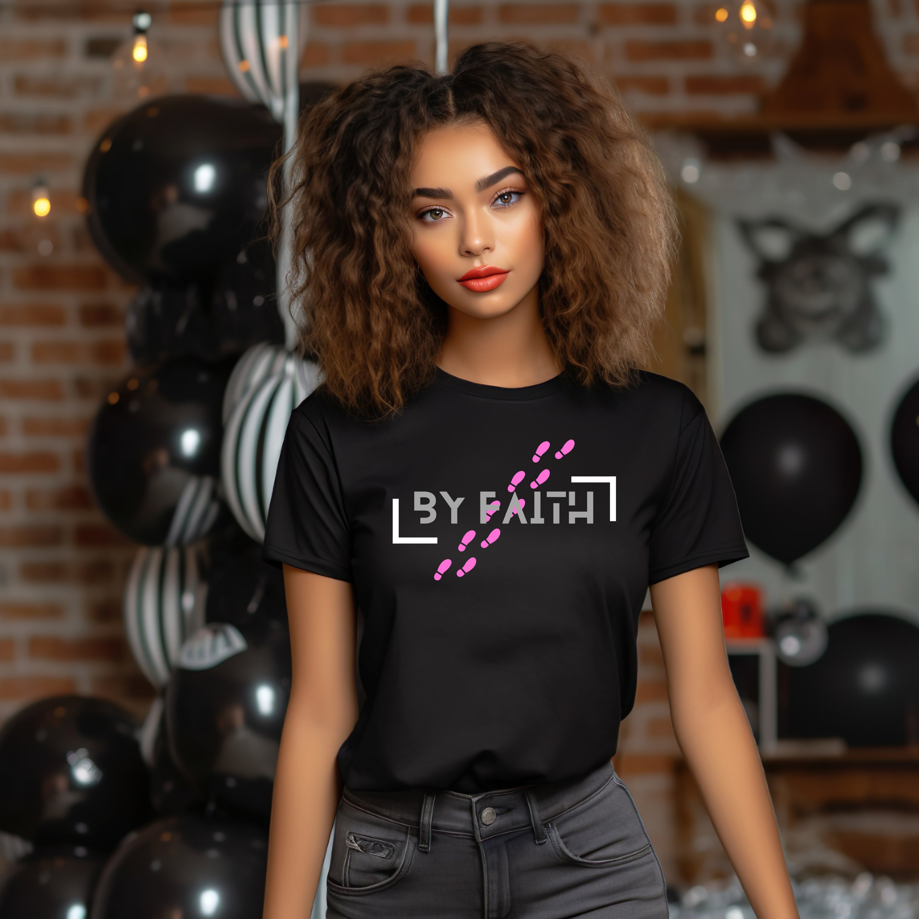 Walk by Faith religious theme T-shirt collection