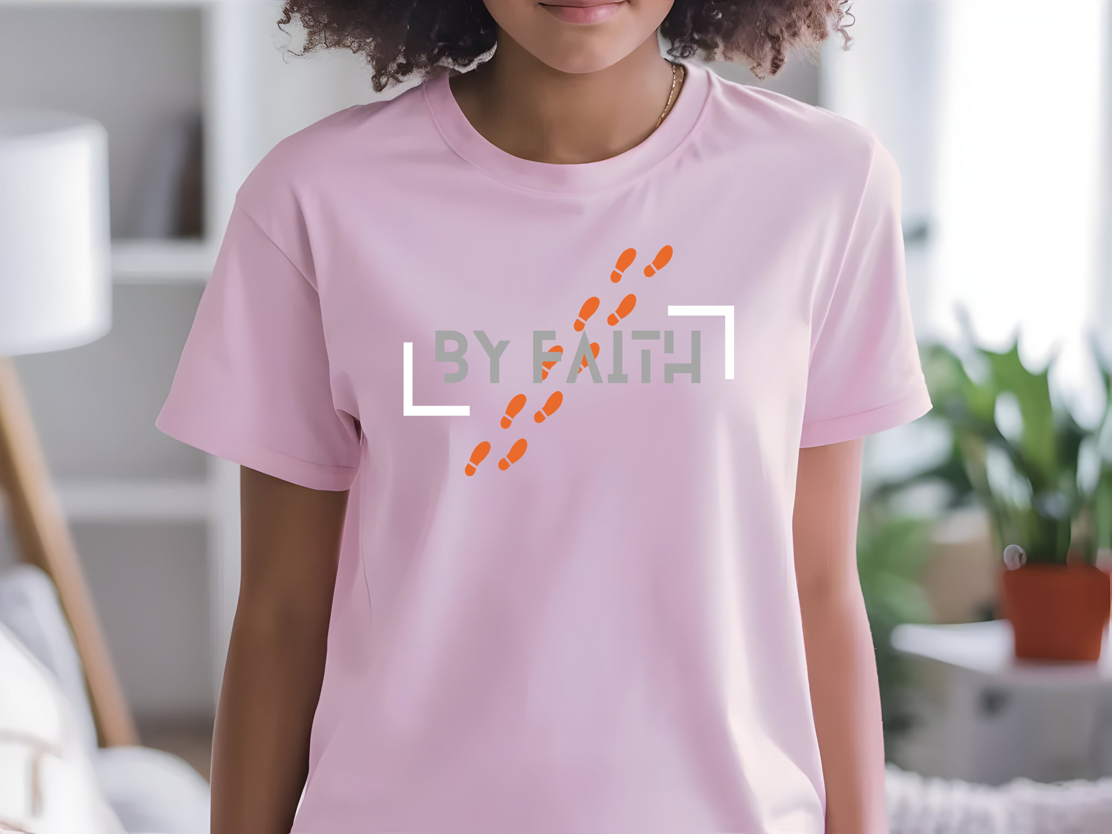 Walk by Faith religious theme T-shirt collection