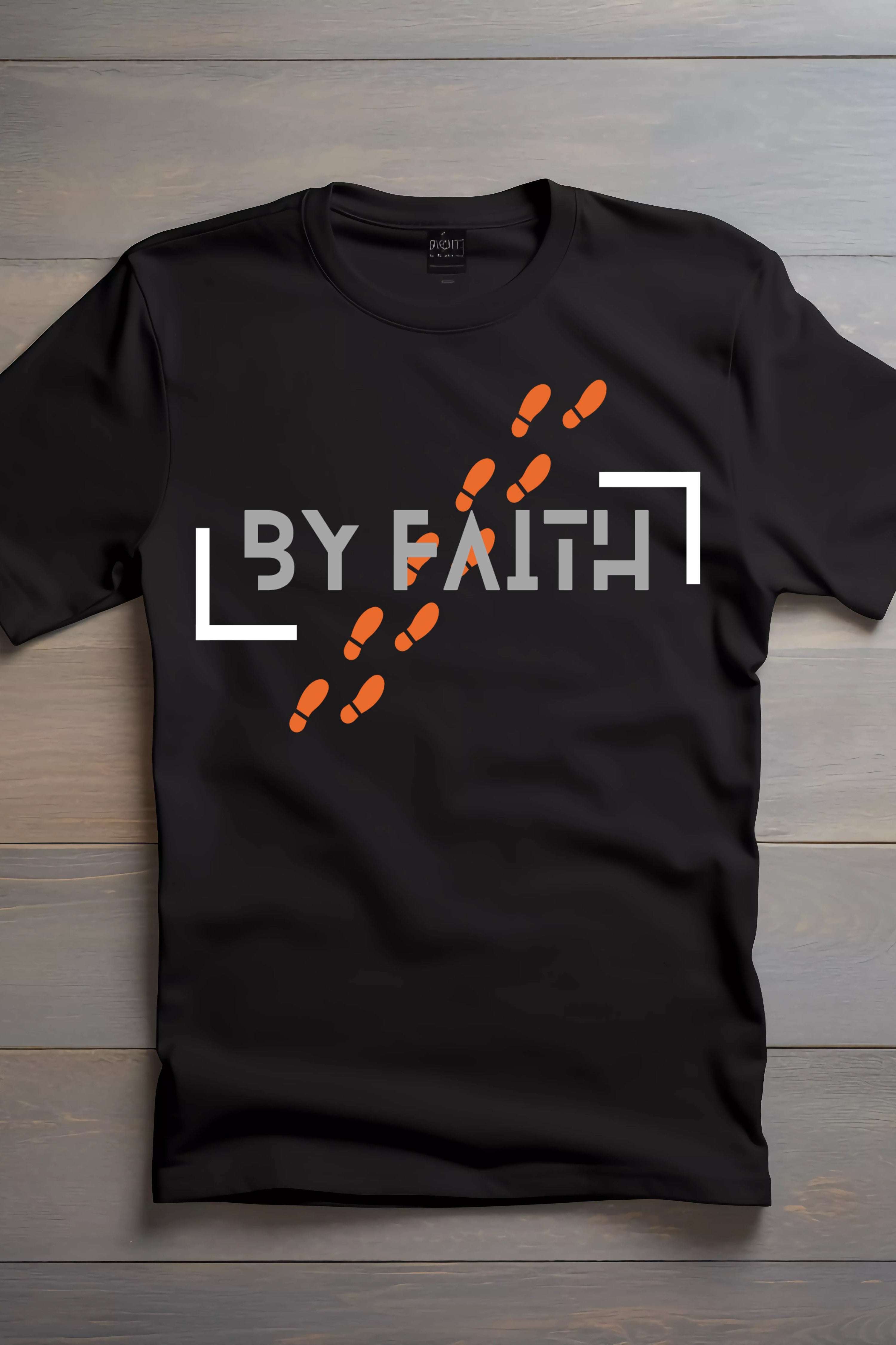 Walk by Faith religious theme T-shirt collection