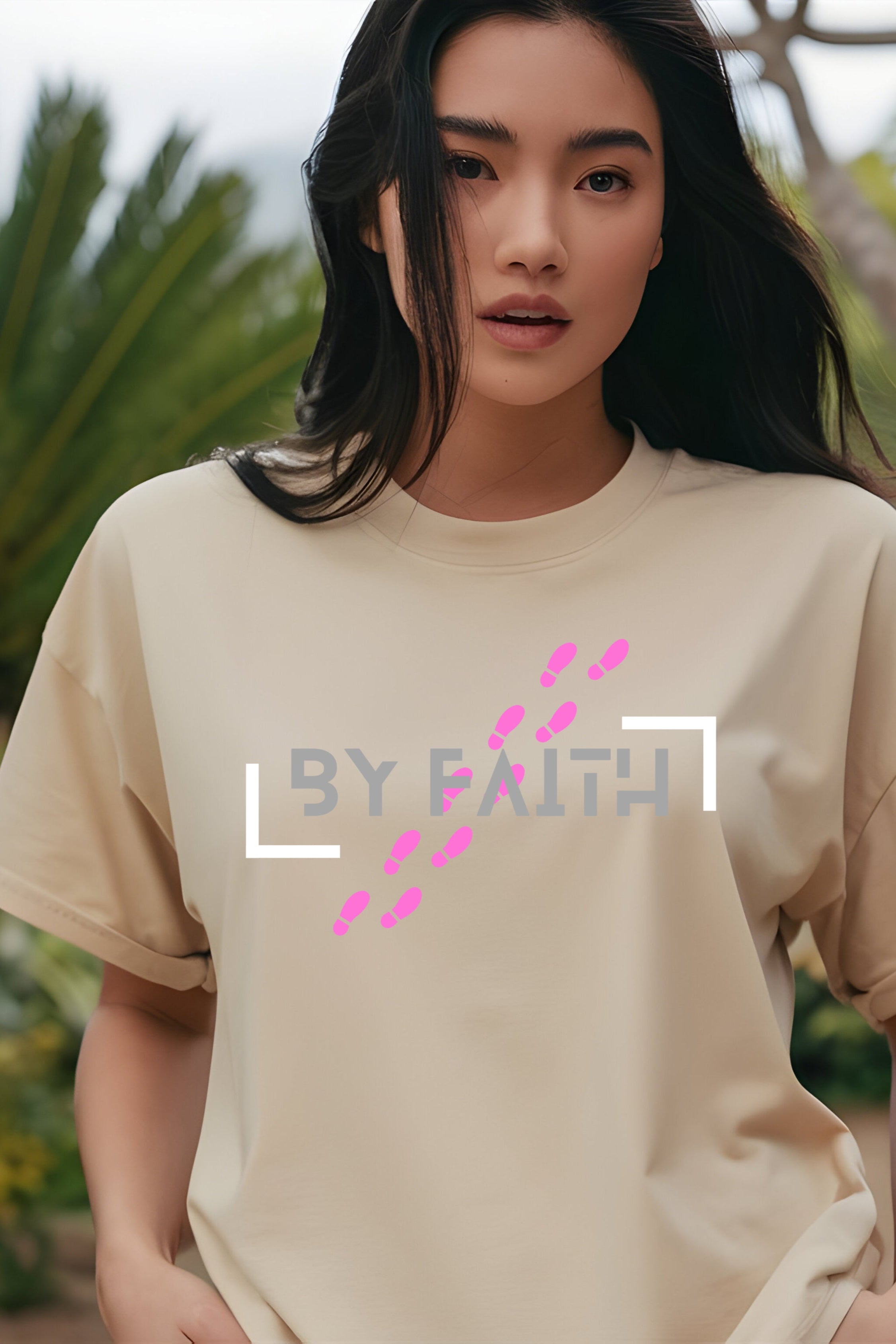 Walk by Faith religious theme T-shirt collection