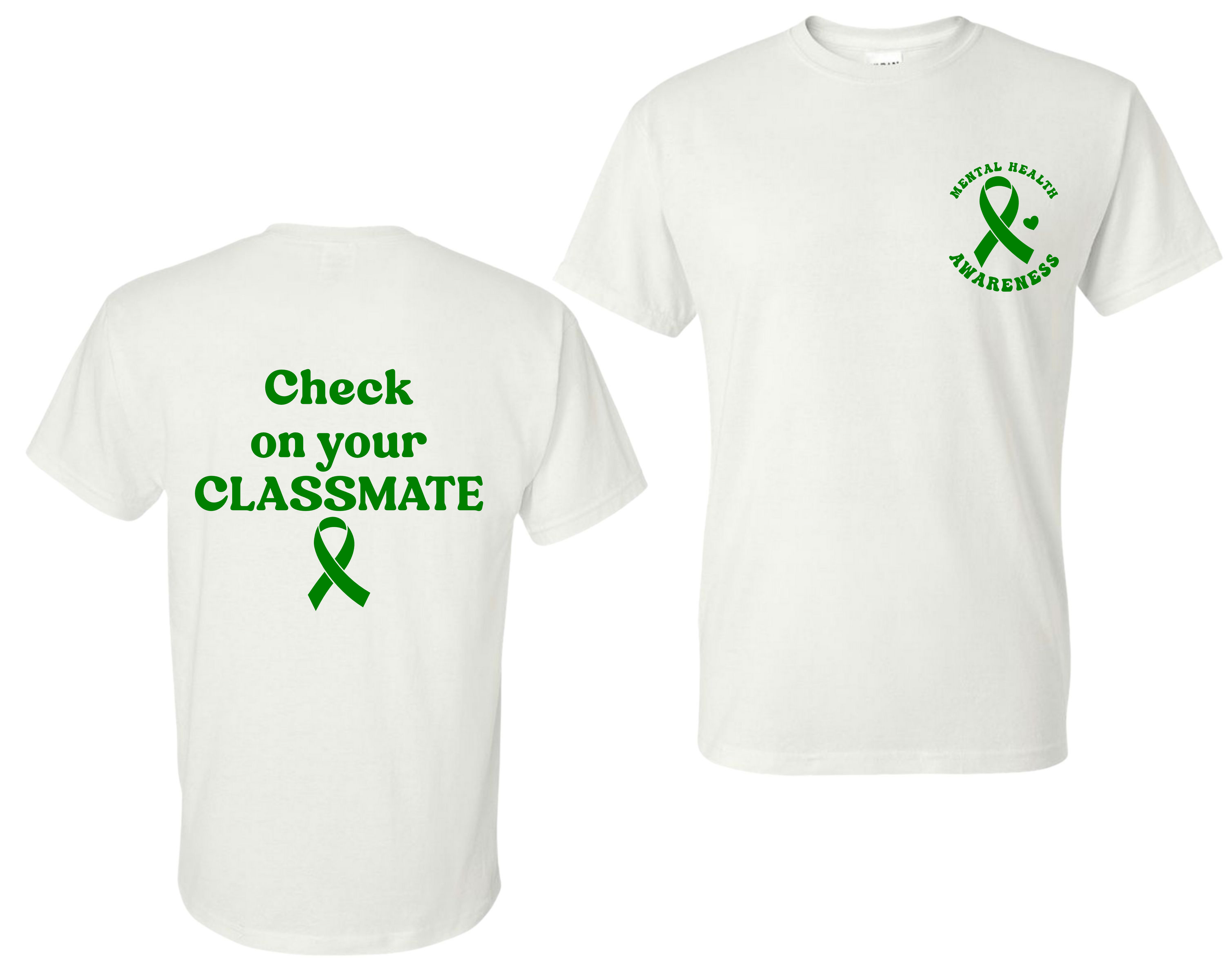 Mental Health Awareness Check On Your Classmate Shirts