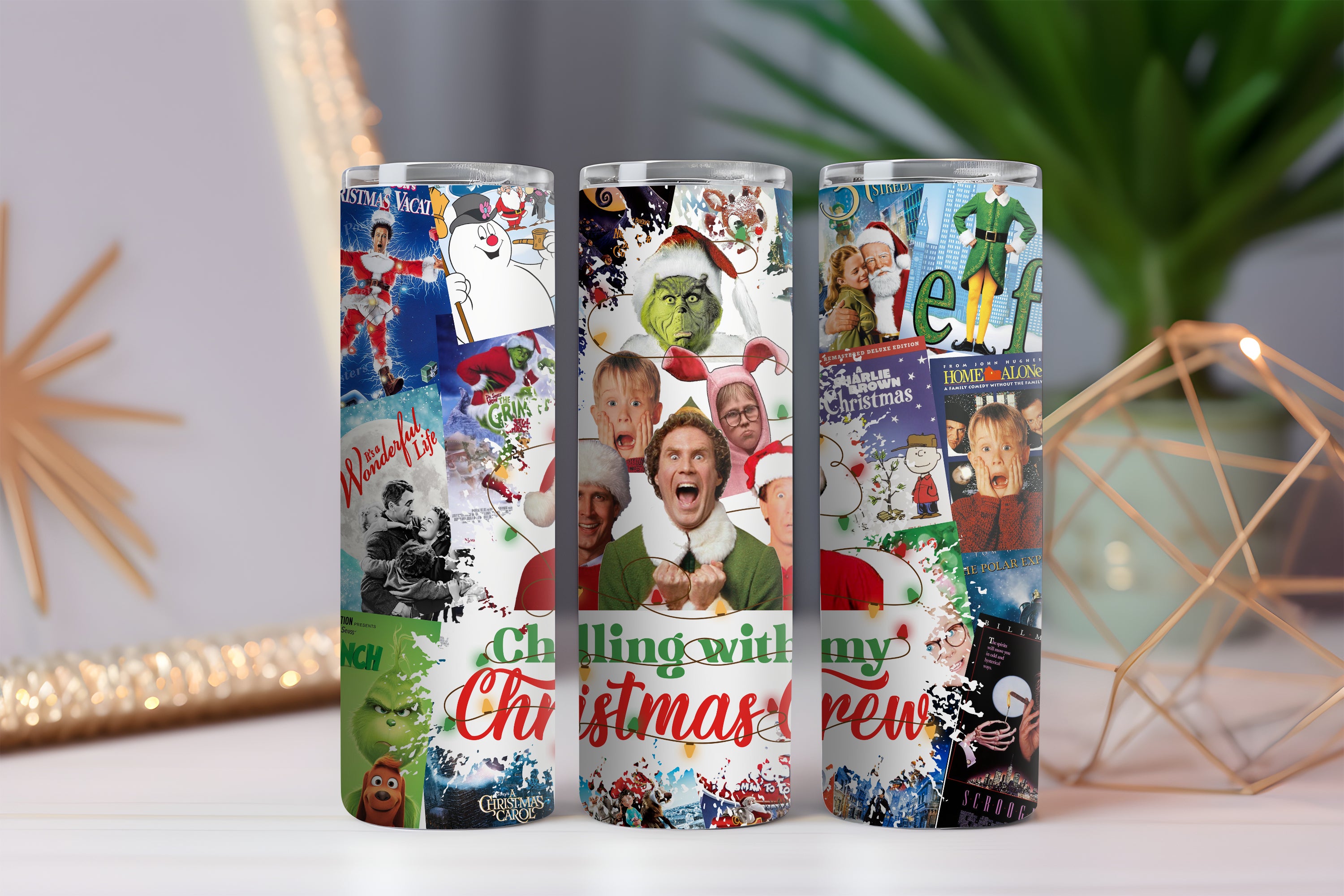 Christmas Theme 20oz Tumblers Buy2 Get 1 Free