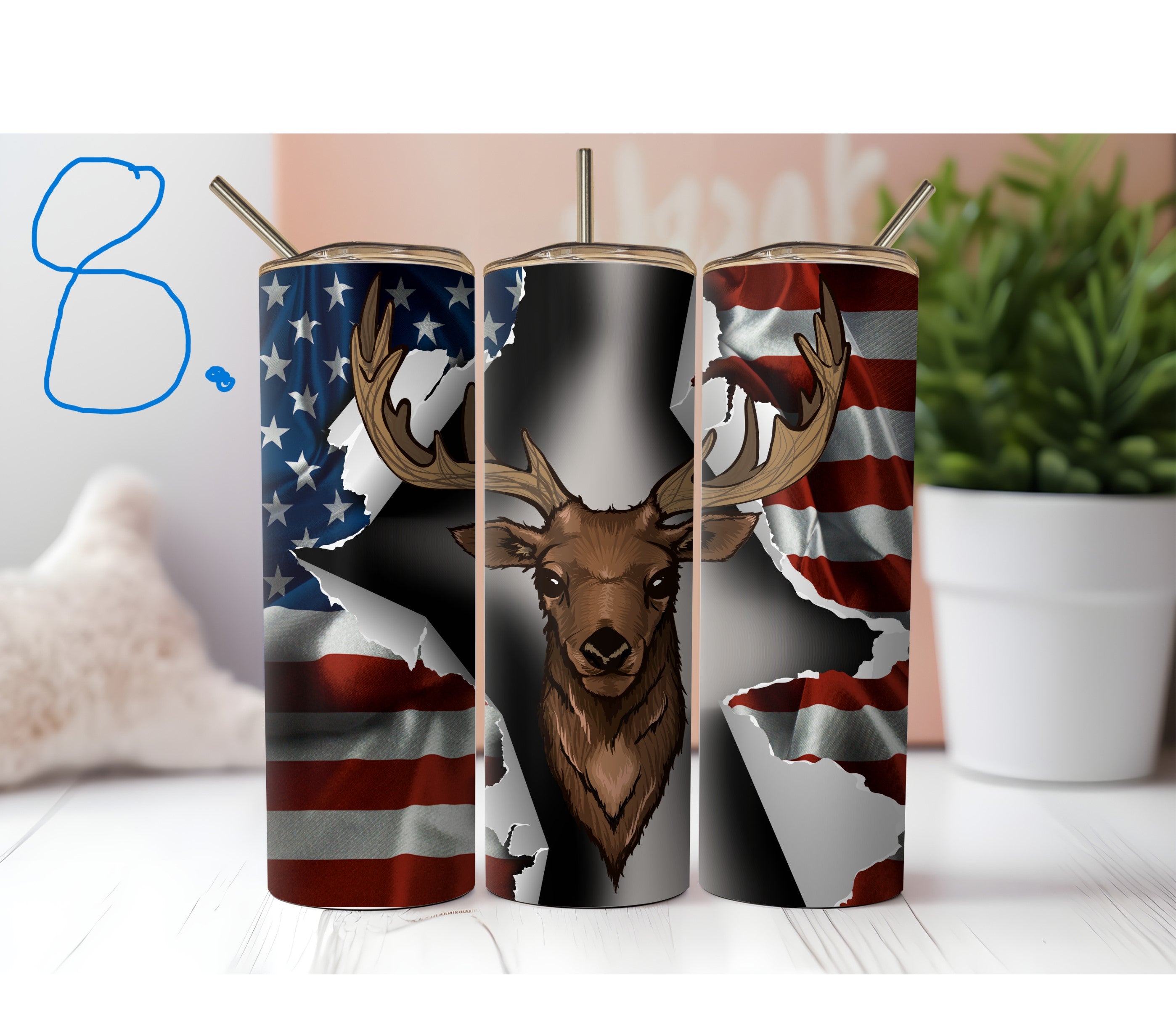 United States theme 20oz Tumblers