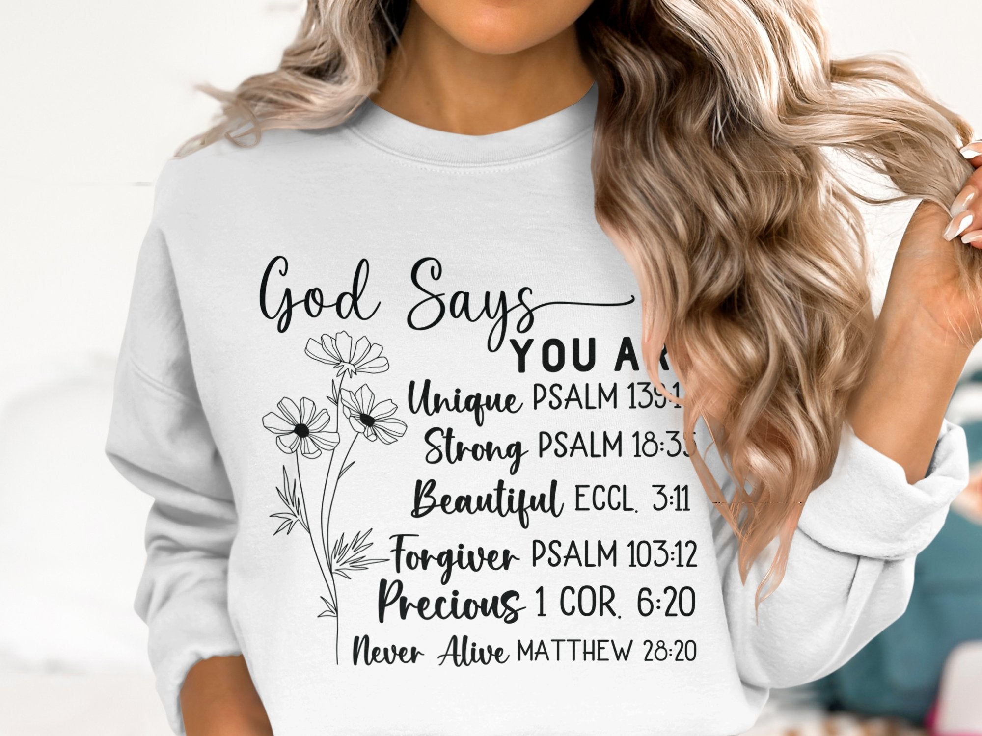 God Says/ Religious quote Apparel