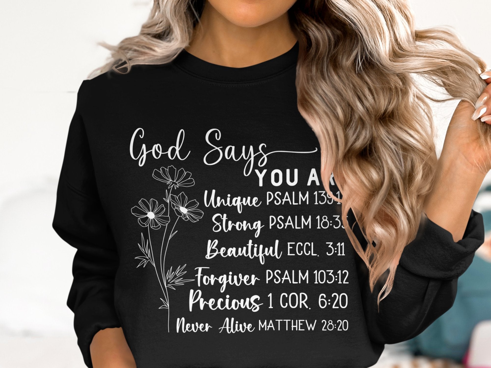 God Says/ Religious quote Apparel