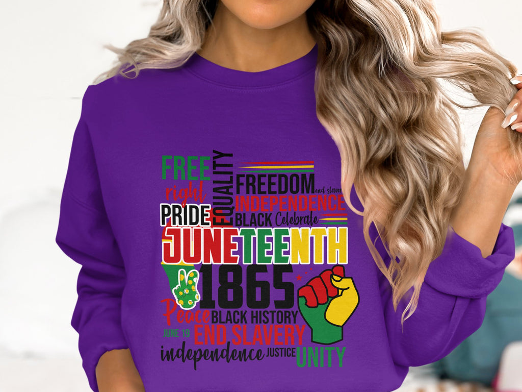 Pride Equality Freedom Juneteenth T-shirt
