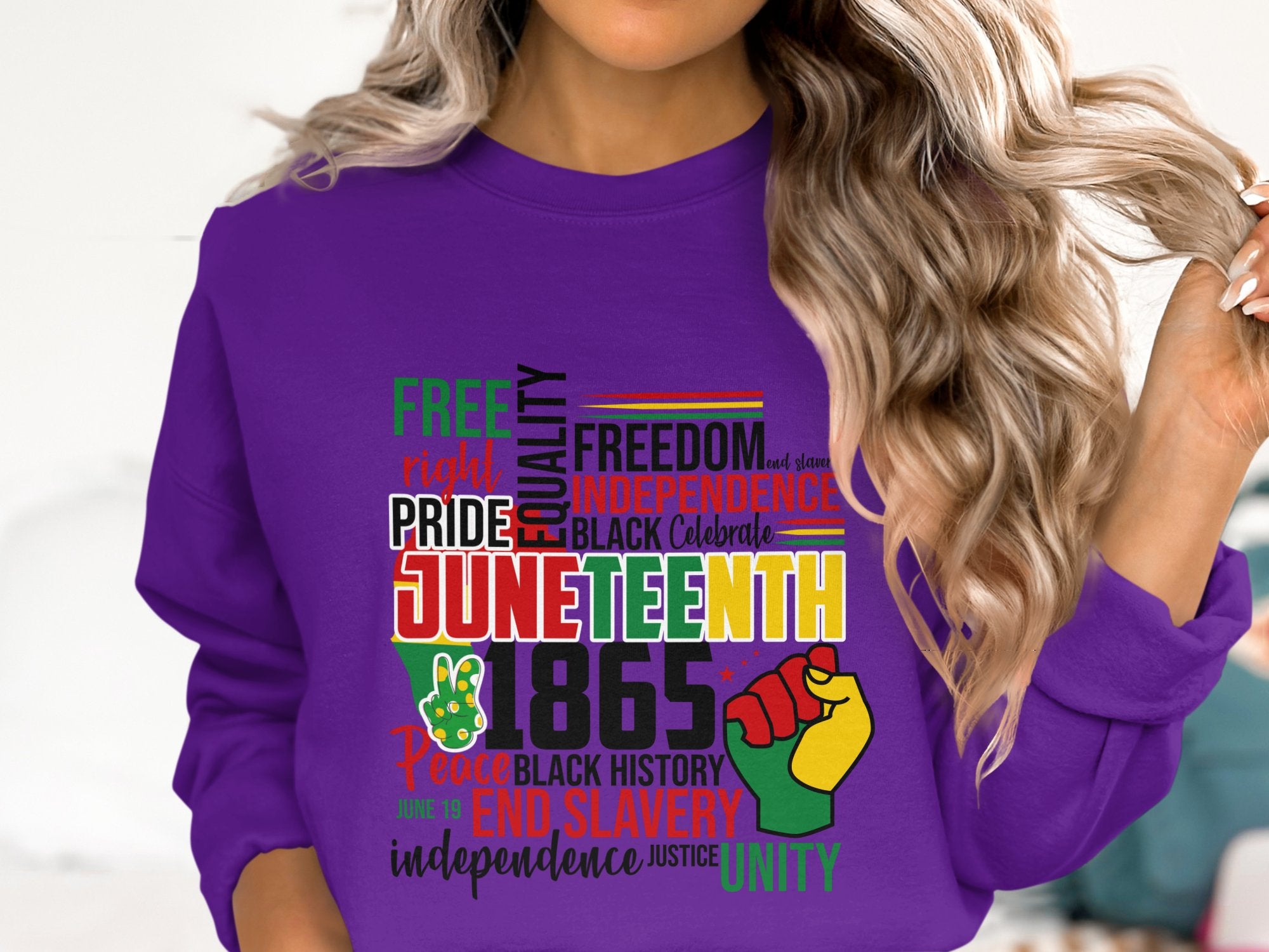 Pride Equality Freedom Juneteenth T-shirt