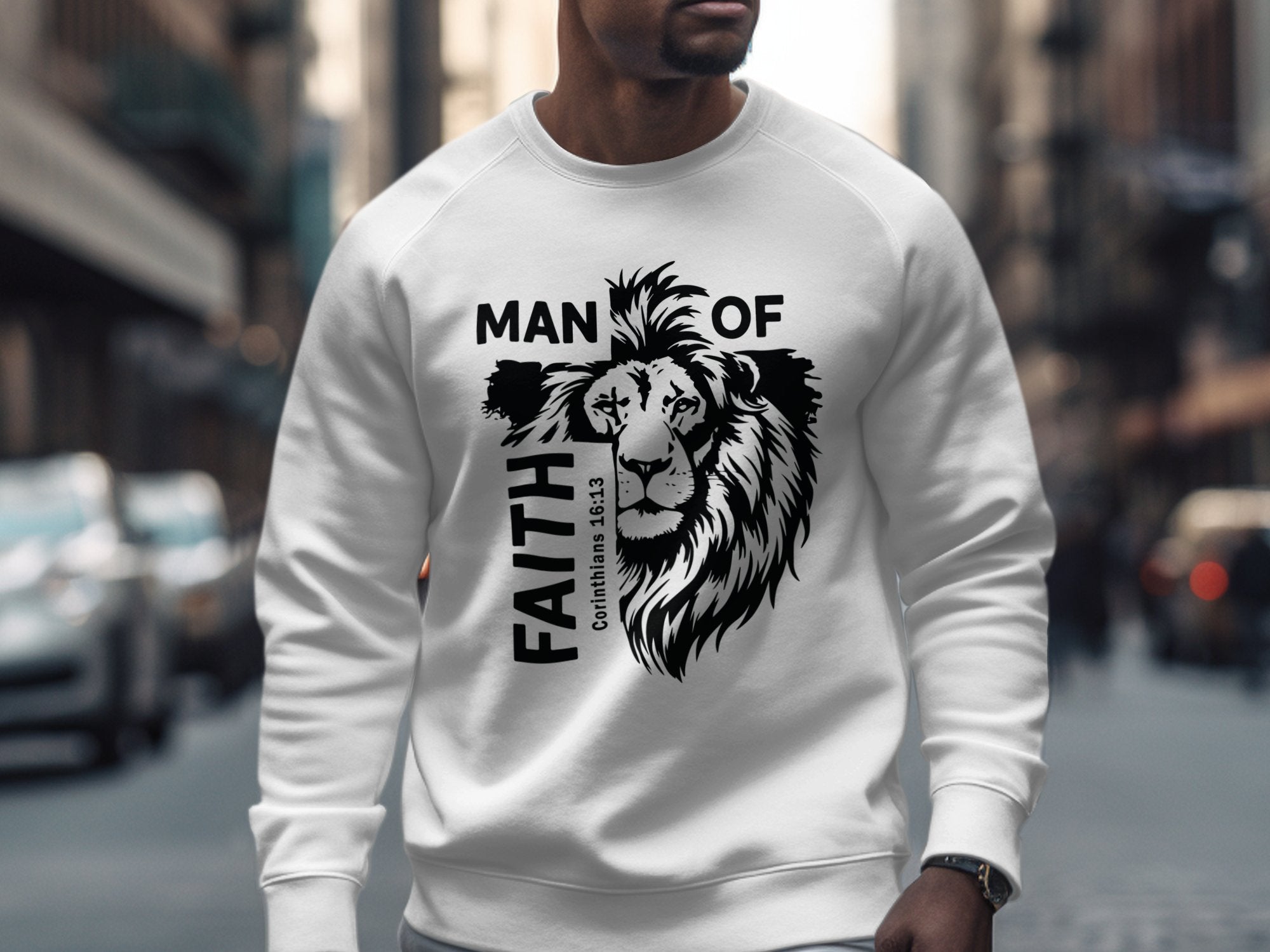 Man Of Faith/ Religious Quote Apparel