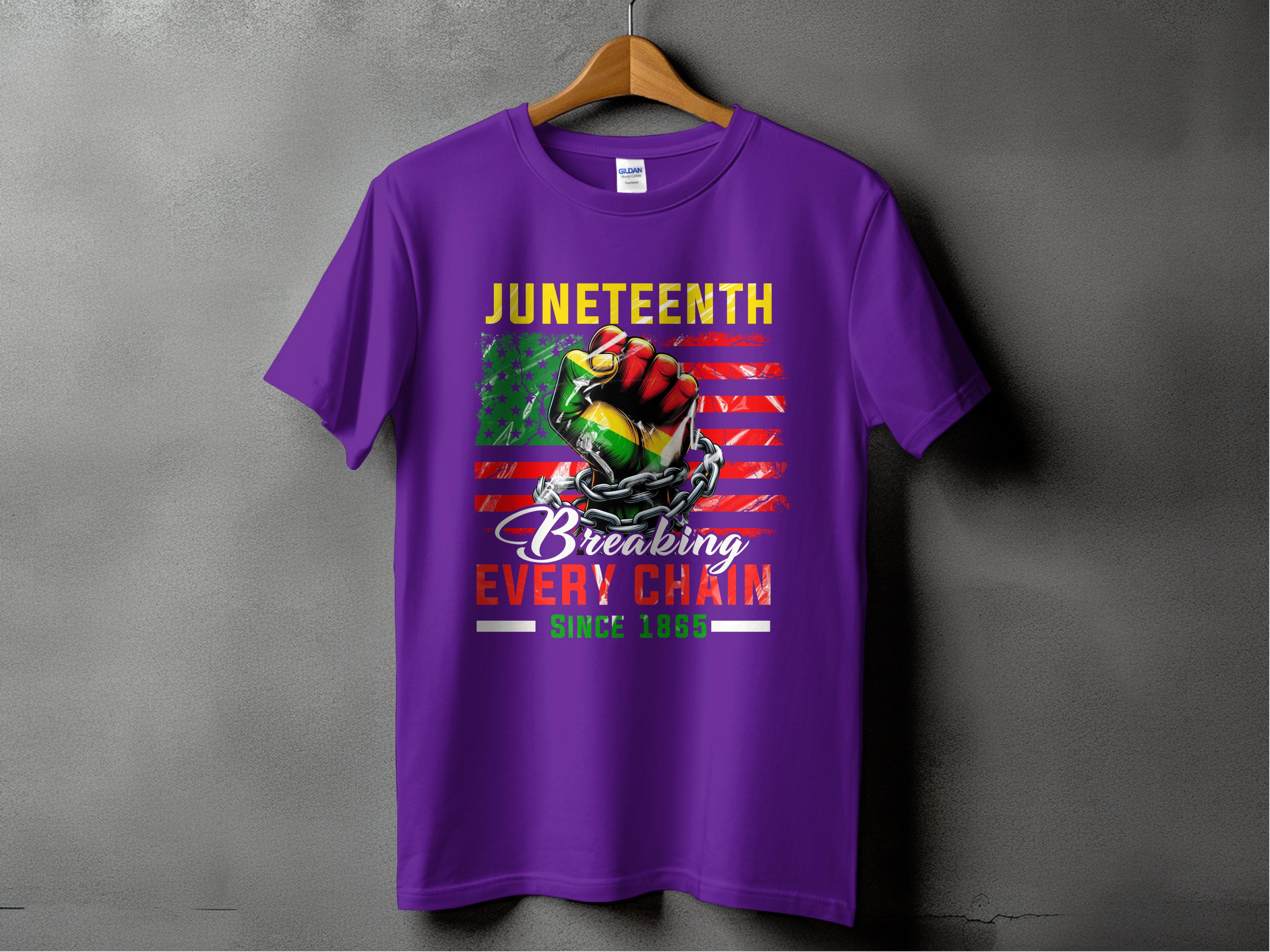 Juneteenth Breaking Every Chain, T-Shirt