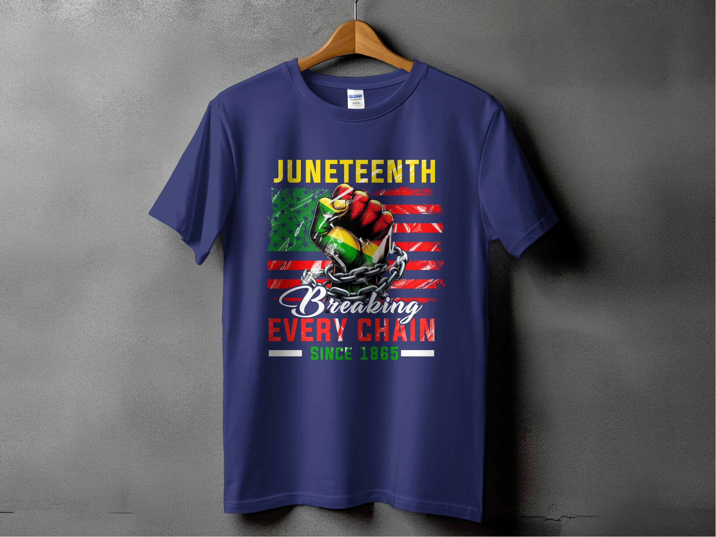 Juneteenth Breaking Every Chain, T-Shirt
