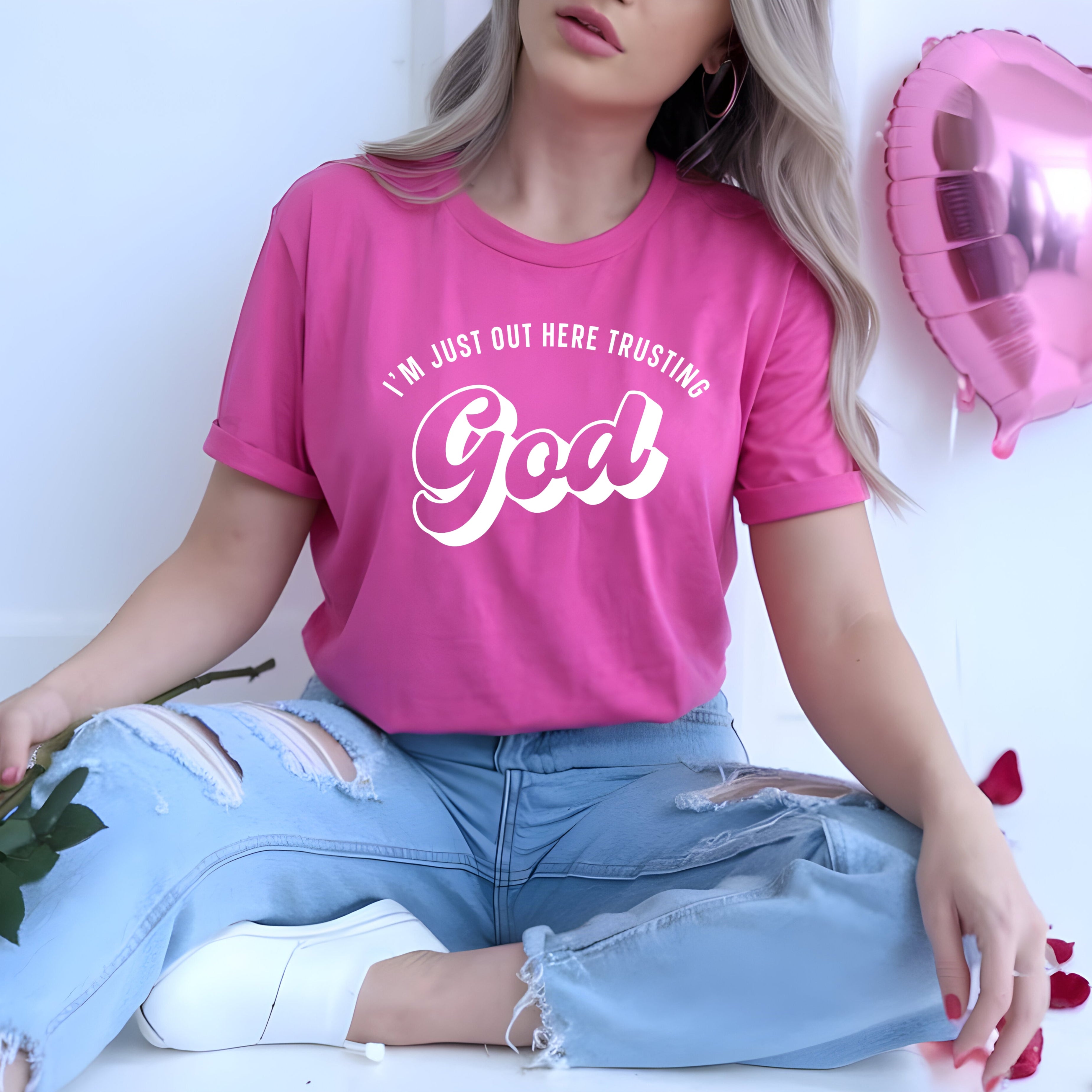 I'm Just Out Here Trusting GOD T-Shirt collections