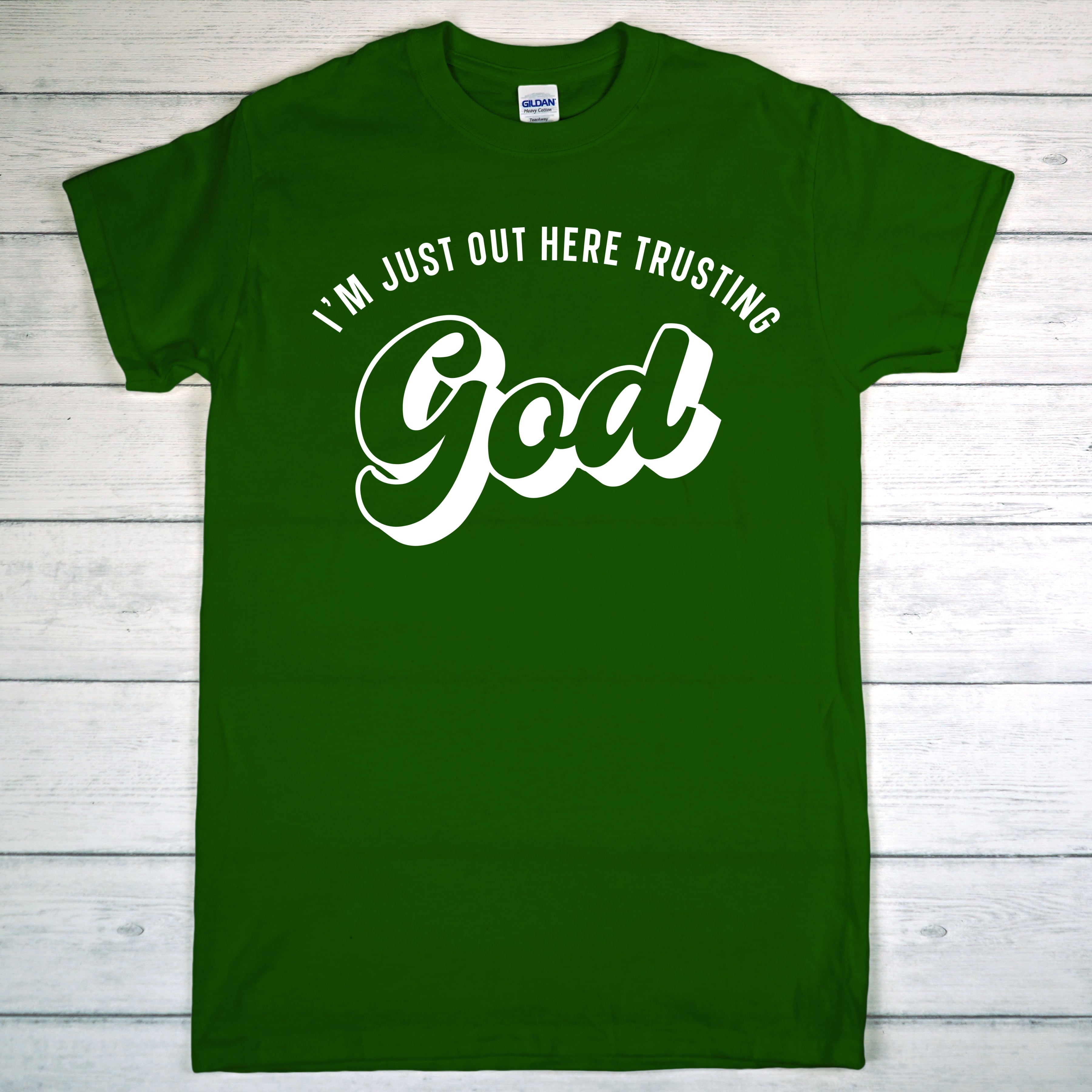 I'm Just Out Here Trusting GOD T-Shirt collections
