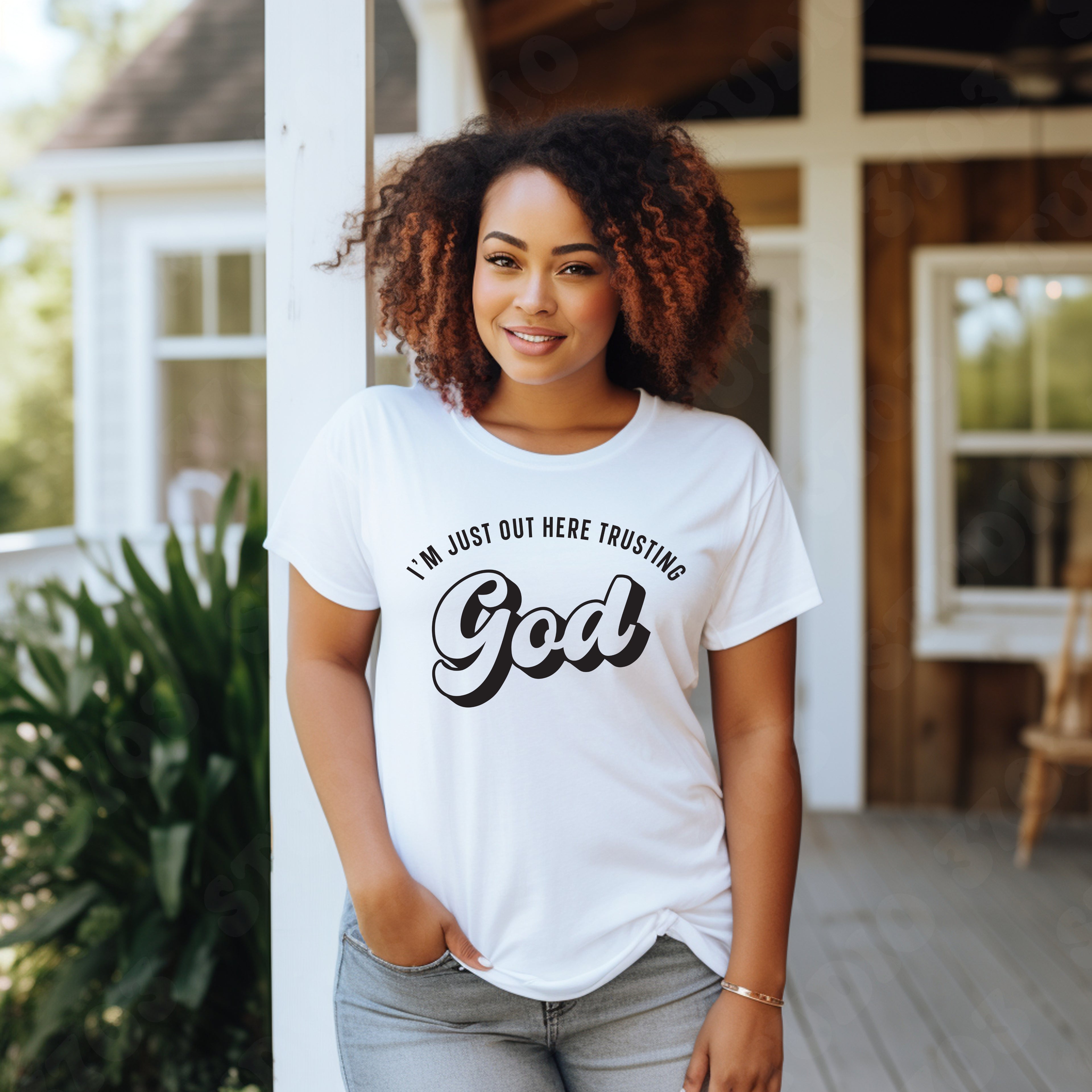 I'm Just Out Here Trusting GOD T-Shirt collections