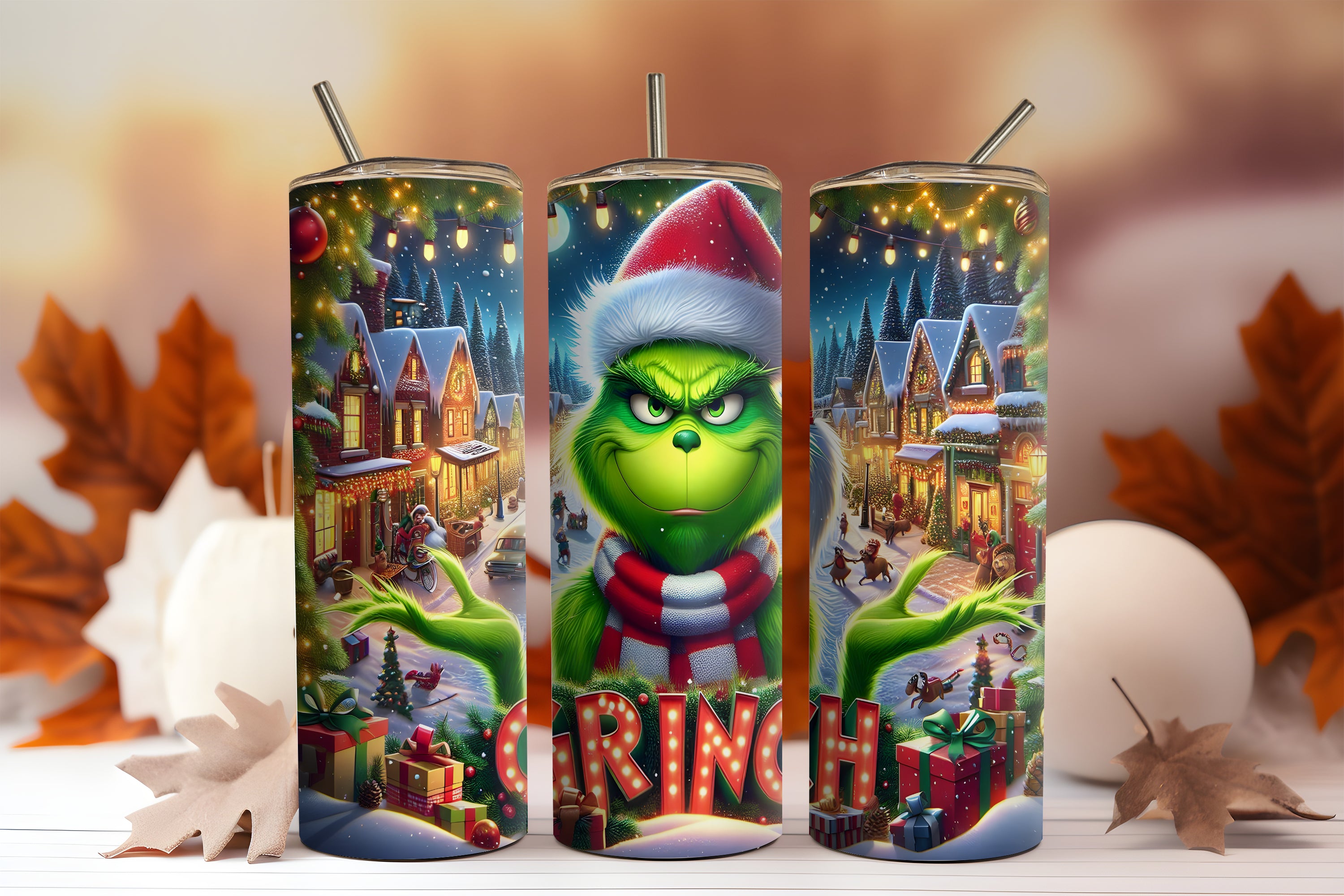 Christmas Theme 20oz Tumblers Buy2 Get 1 Free
