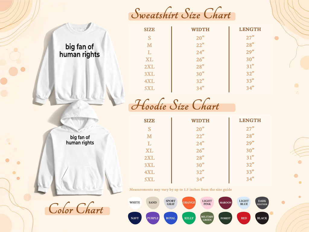 big on human rights shirt collection