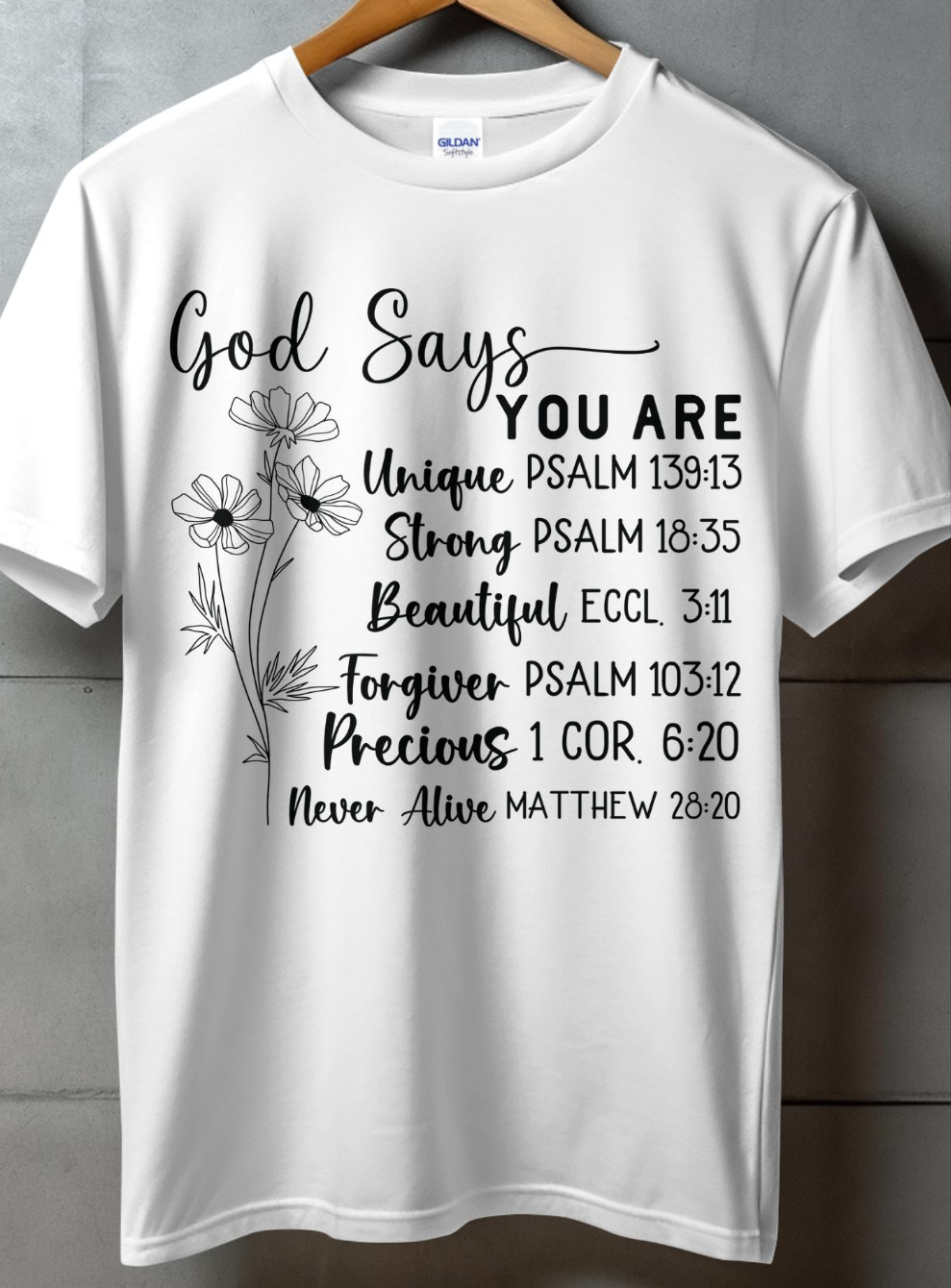 God Says/ Religious quote Apparel