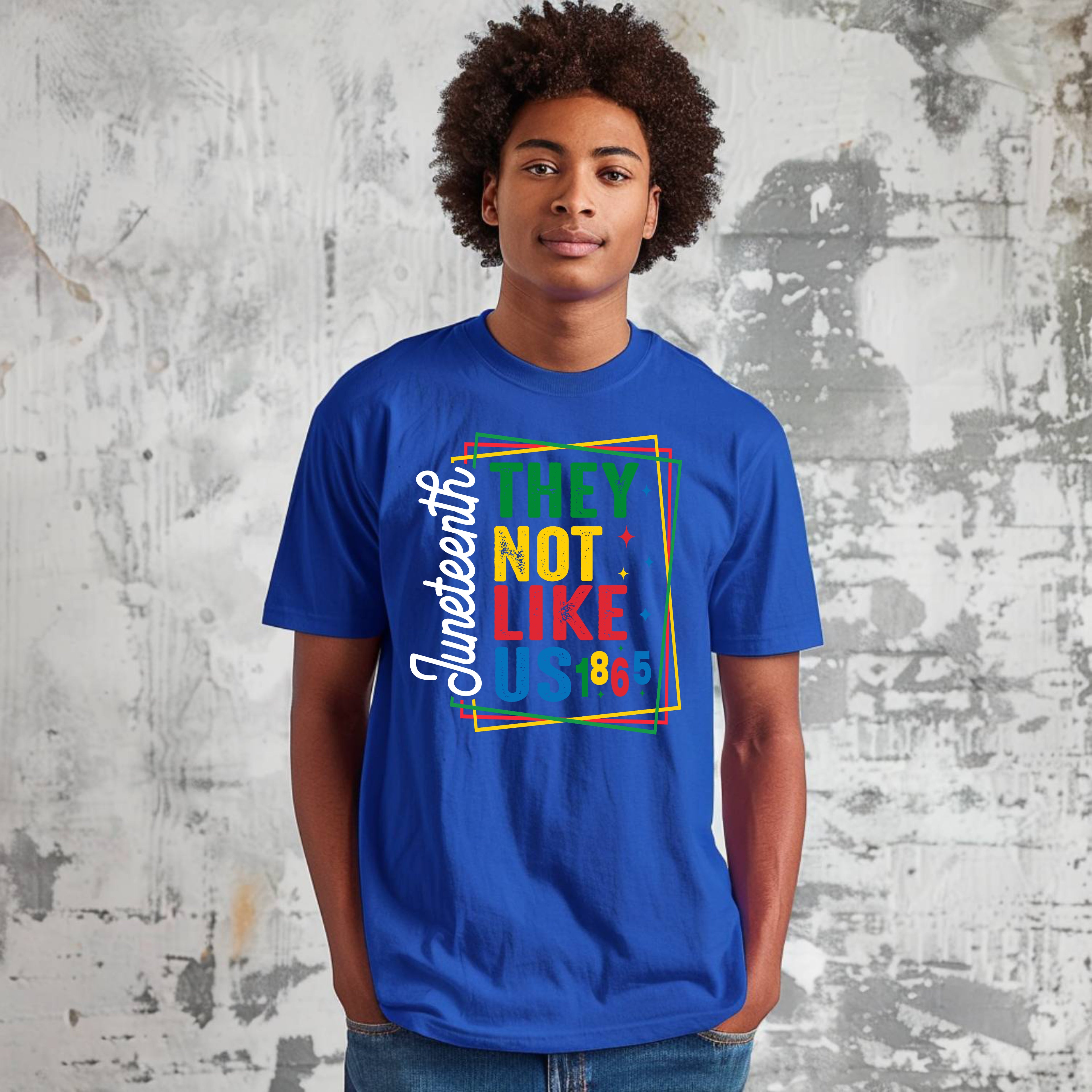 They Not Like Us Juneteenth T-shirt