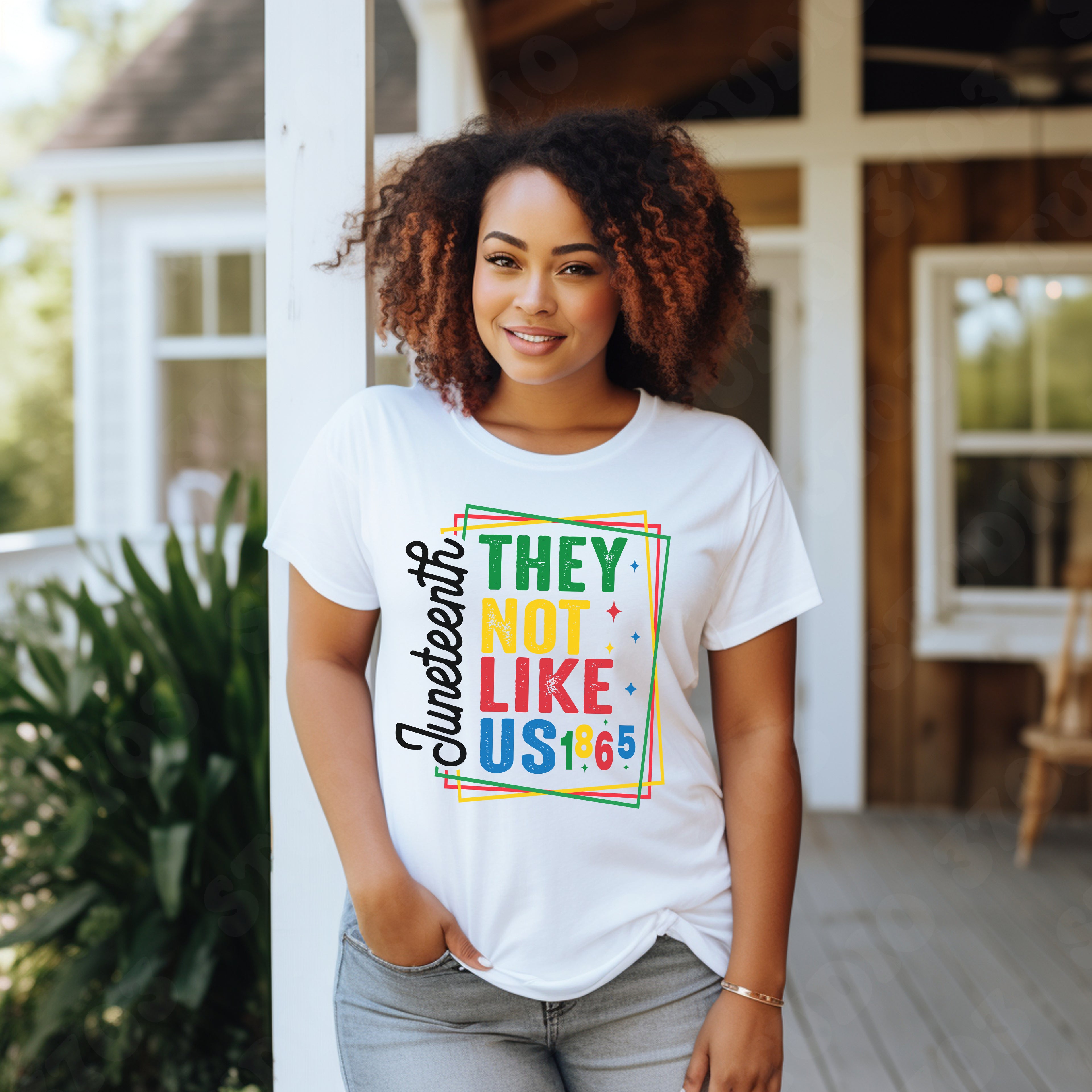 They Not Like Us Juneteenth T-shirt