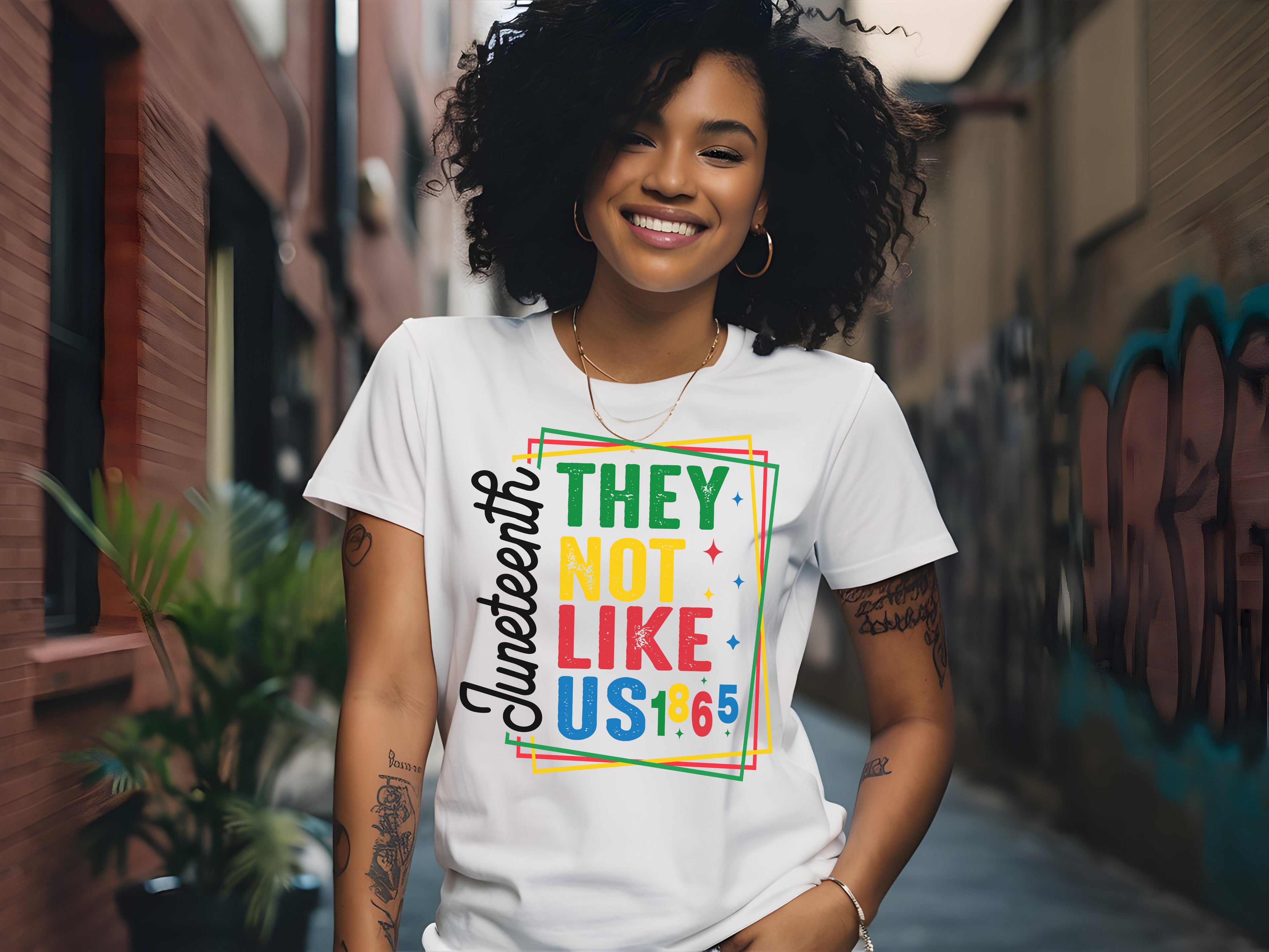 They Not Like Us Juneteenth T-shirt