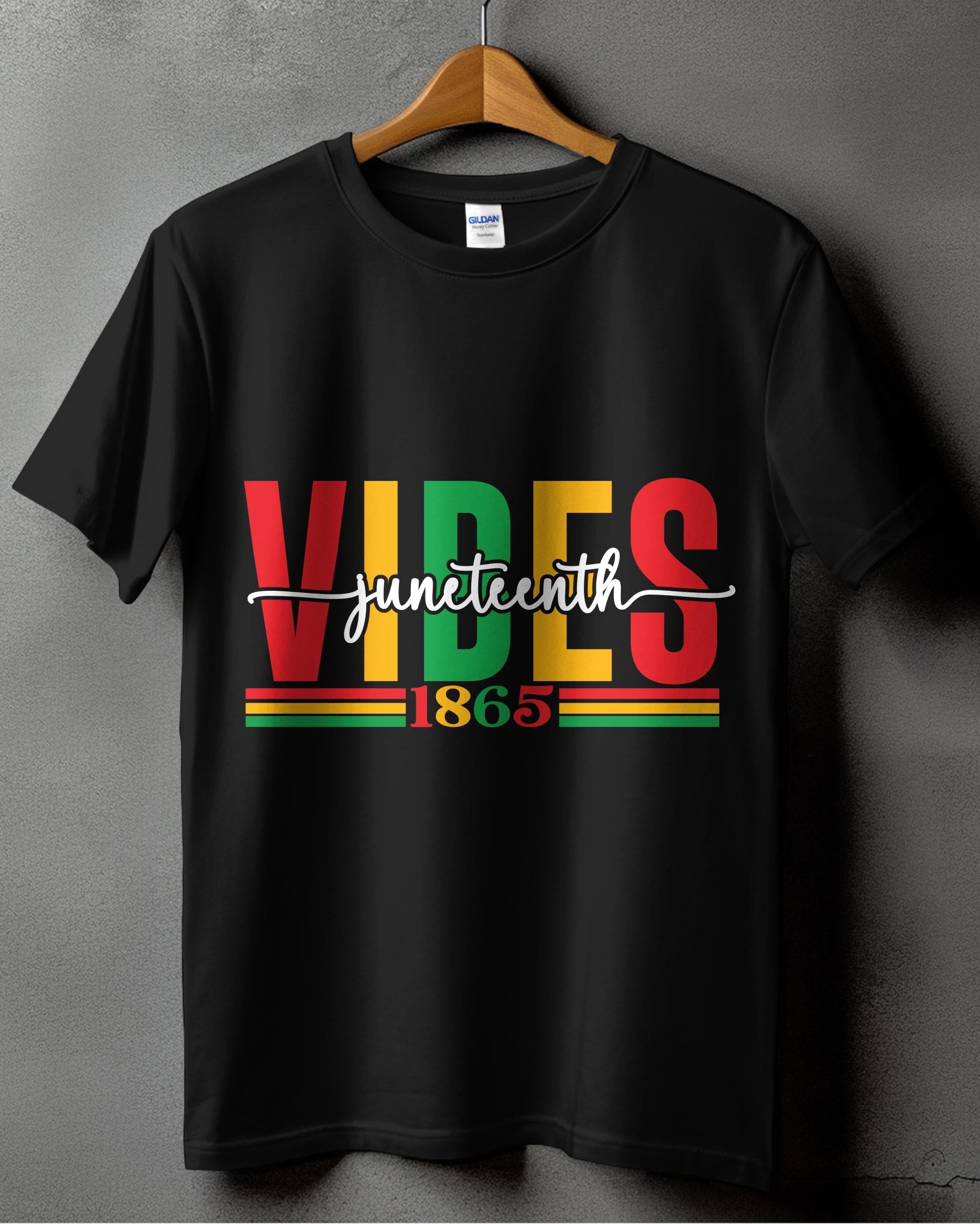 Juneteenth Vibes 1865 T-shirt