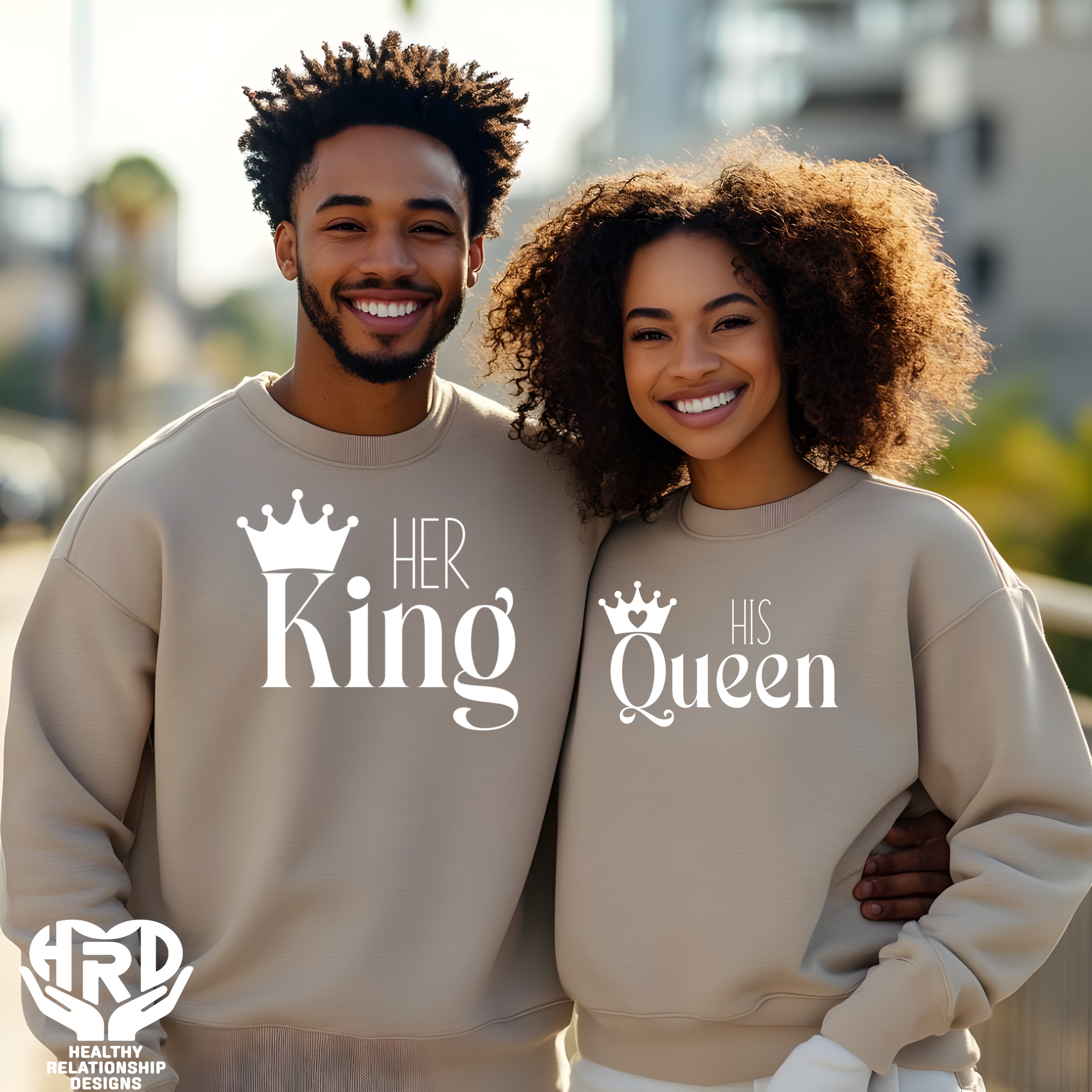 Her King/ His Queen couples shirt