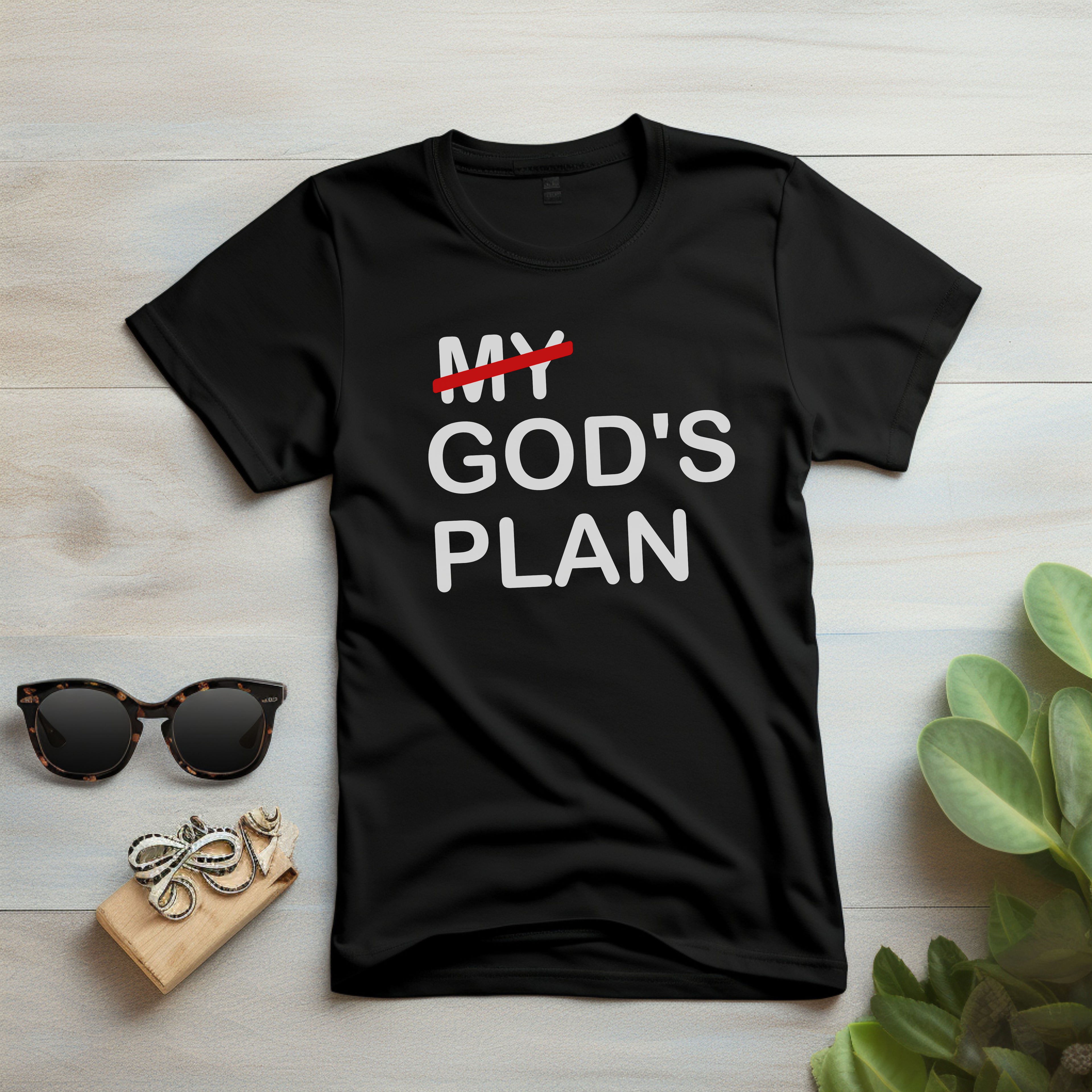My GOD'S Plan. Religious T-shirt collection