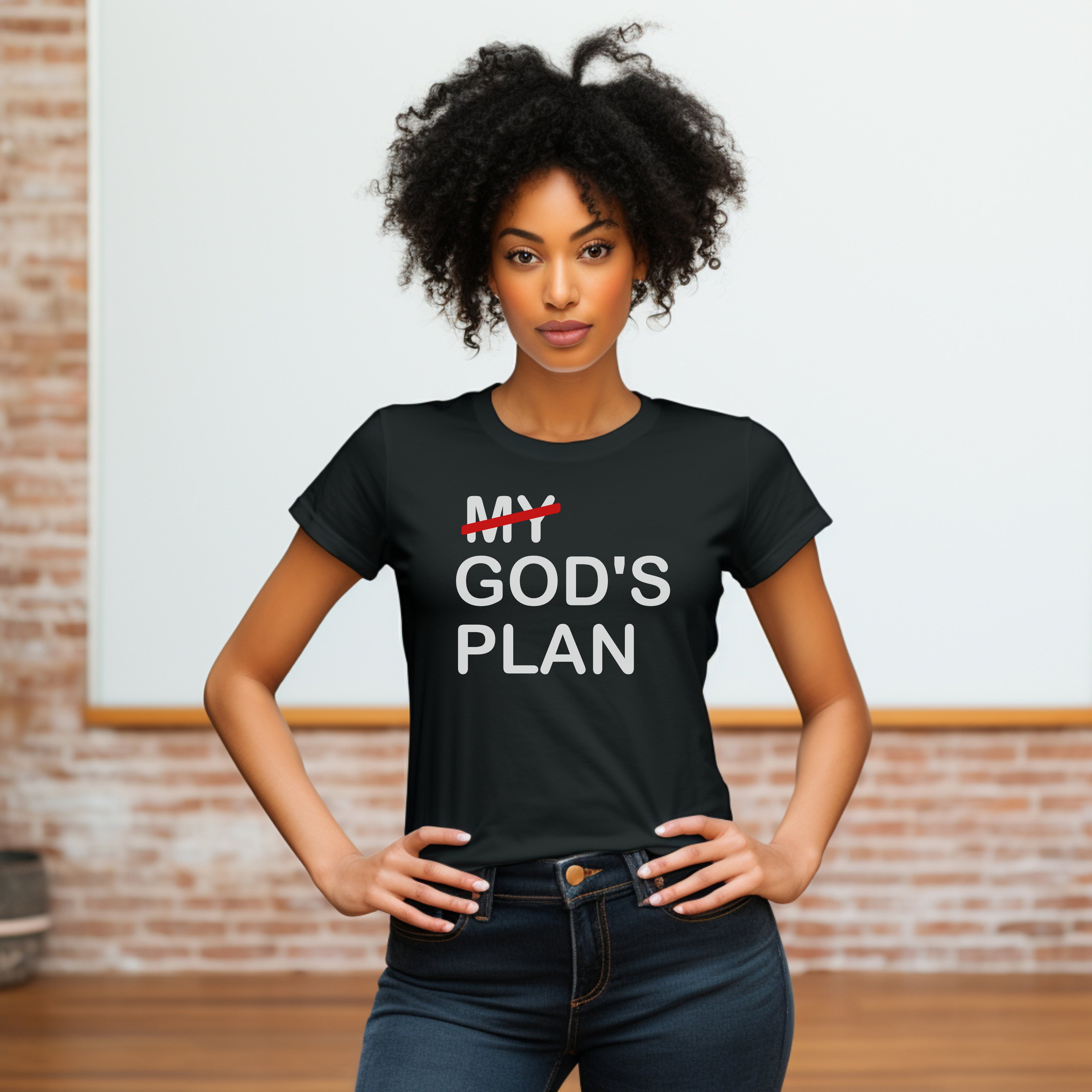 My GOD'S Plan. Religious T-shirt collection