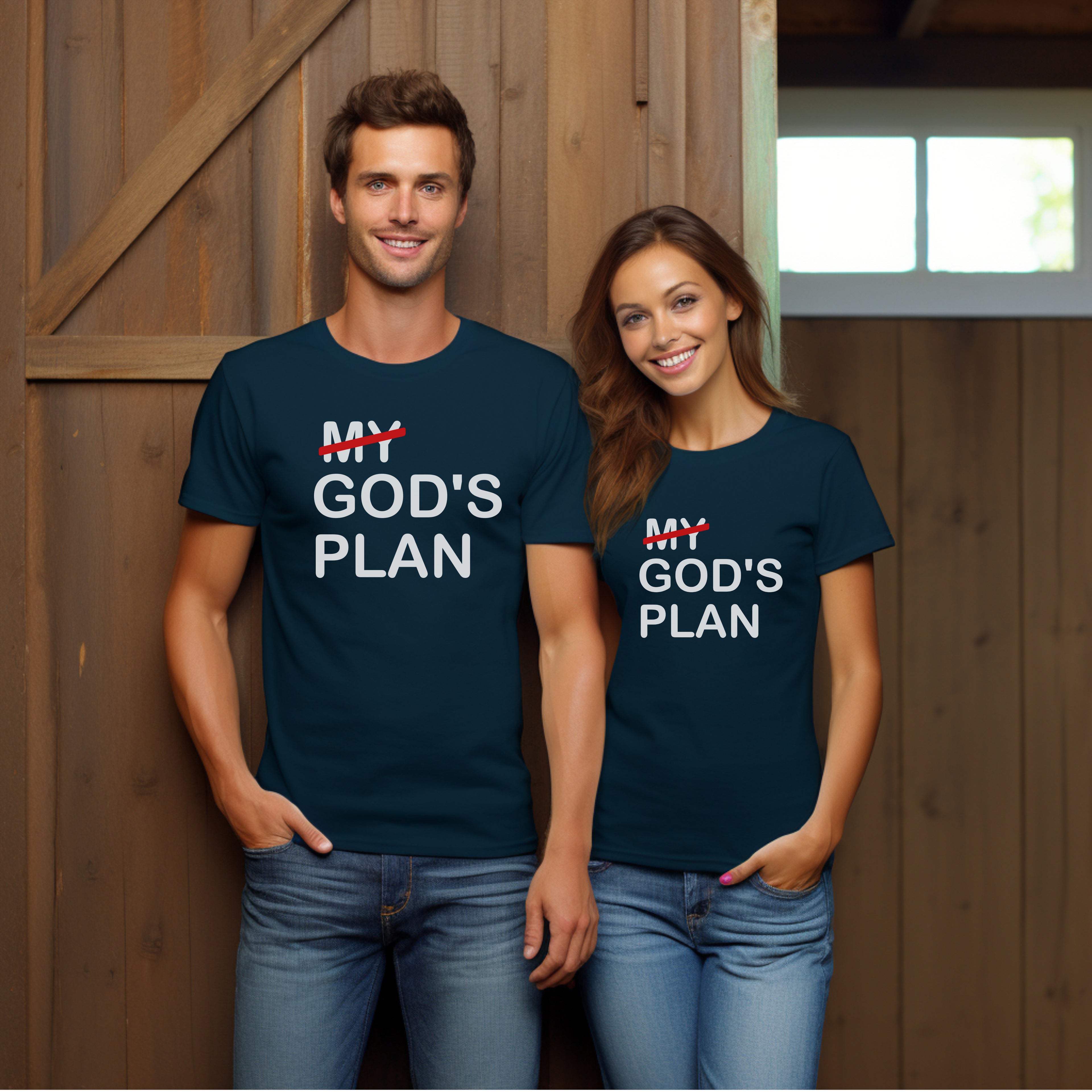 My GOD'S Plan. Religious T-shirt collection