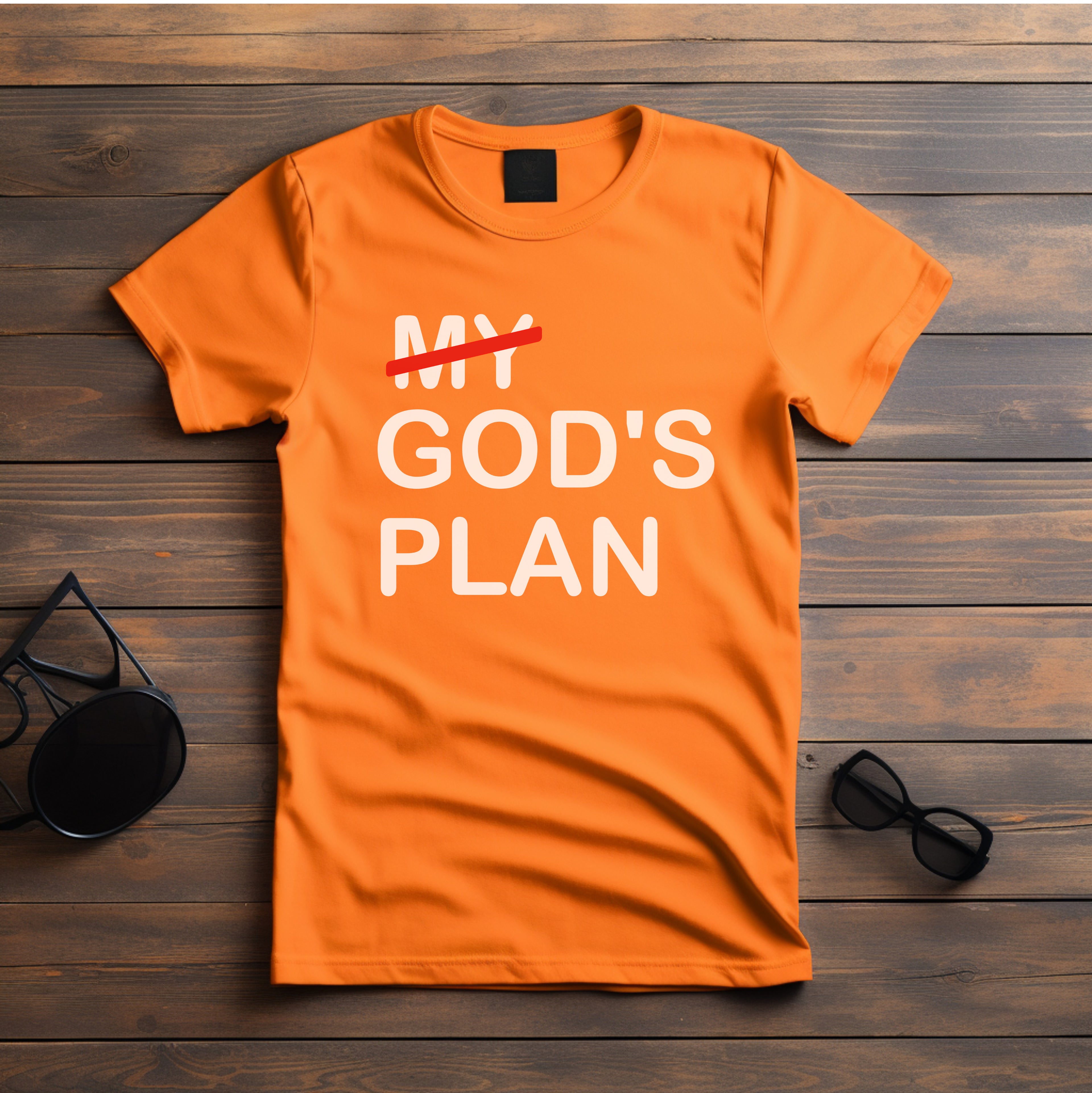 My GOD'S Plan. Religious T-shirt collection