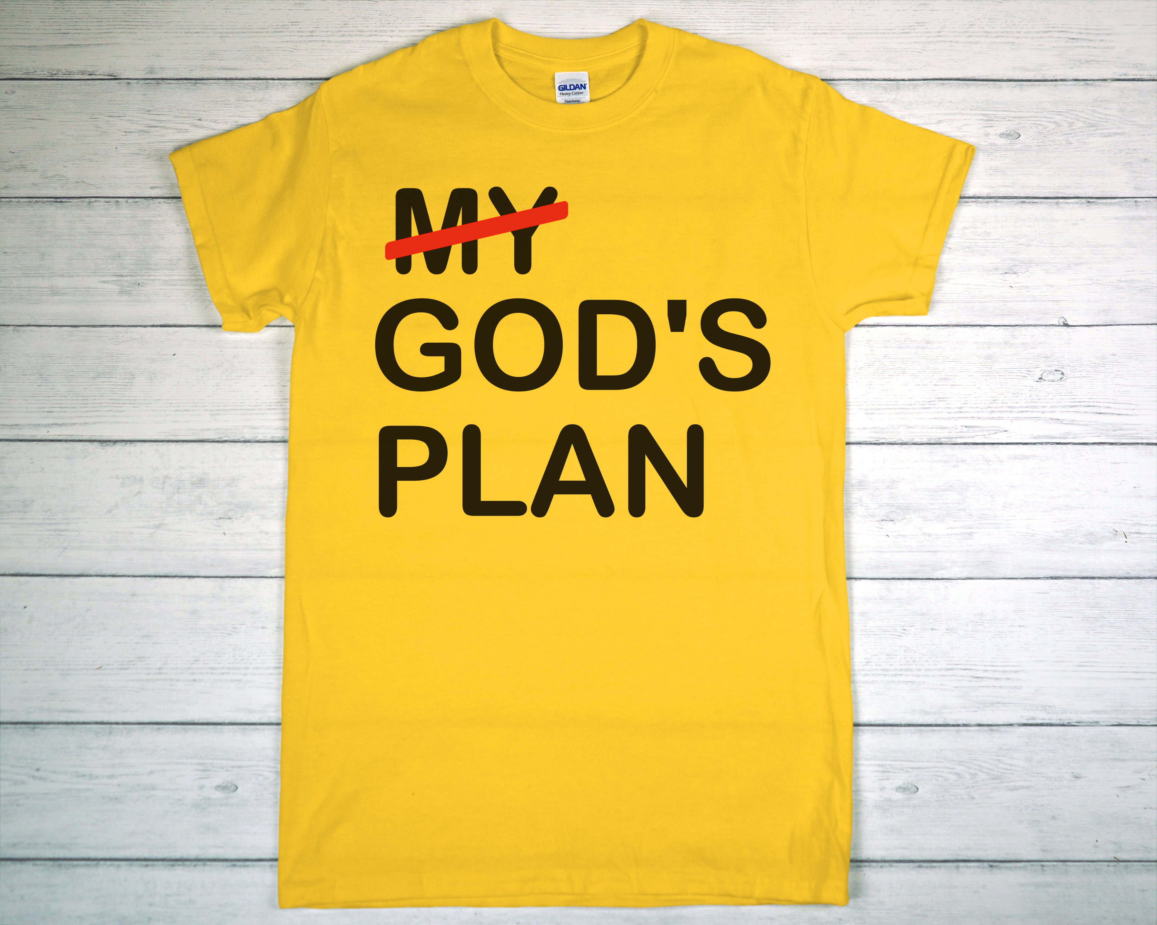 My GOD'S Plan. Religious T-shirt collection