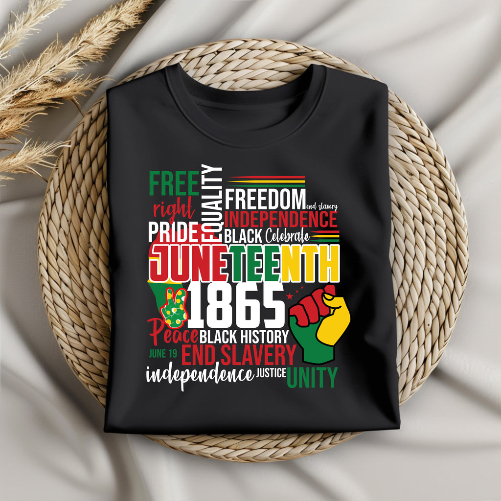 Pride Equality Freedom Juneteenth T-shirt