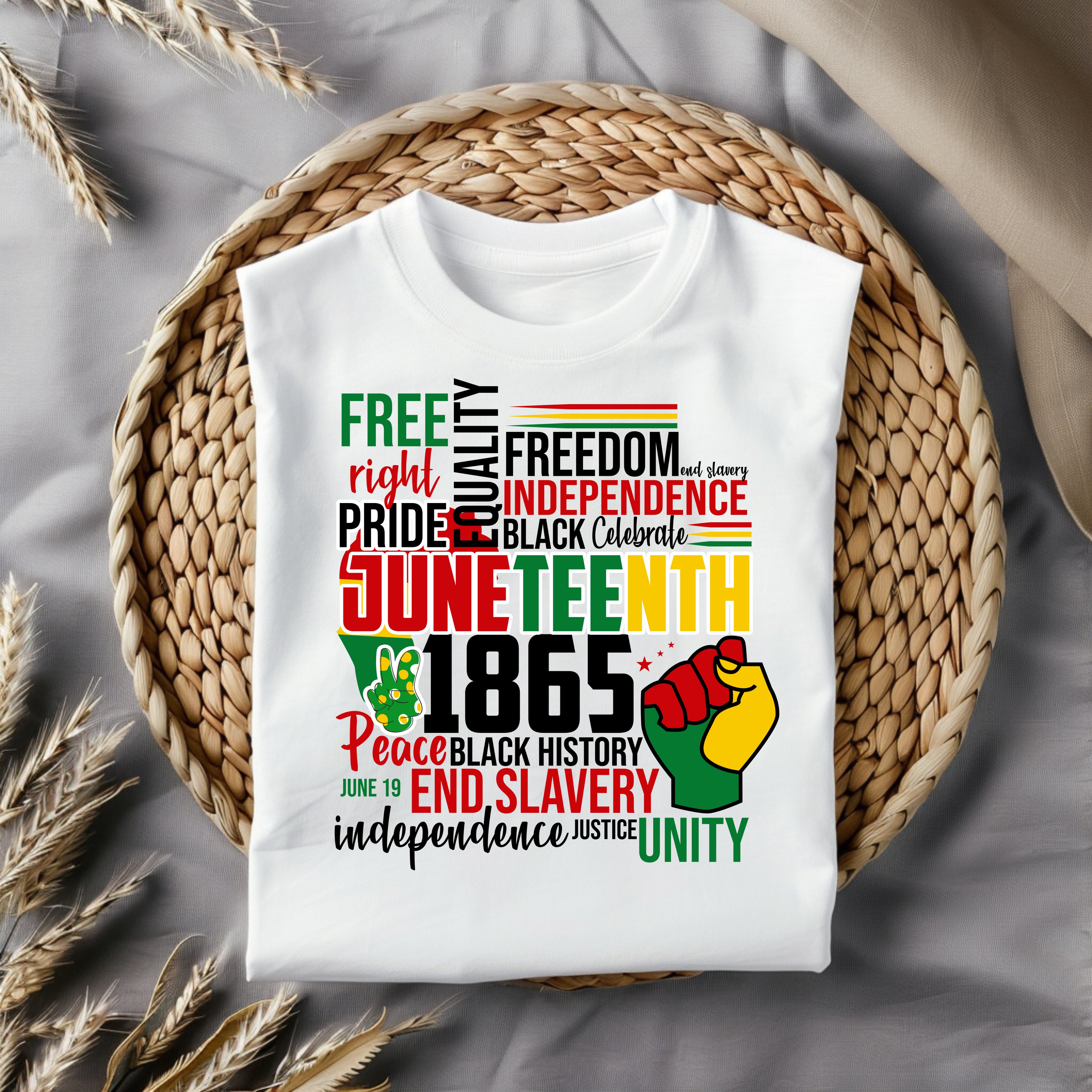 Pride Equality Freedom Juneteenth T-shirt