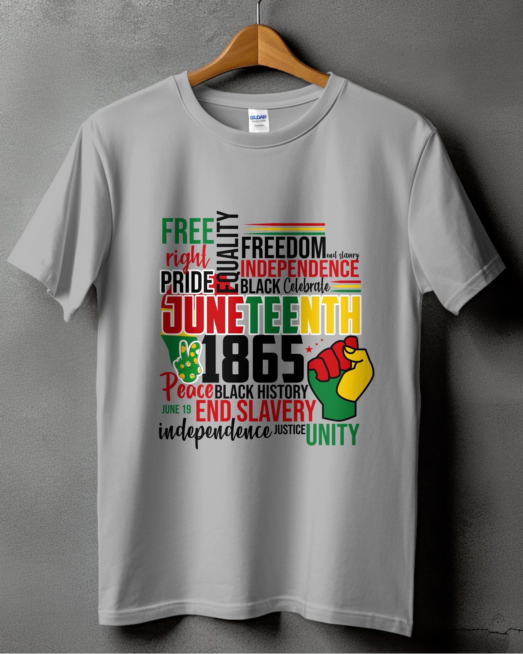 Pride Equality Freedom Juneteenth T-shirt