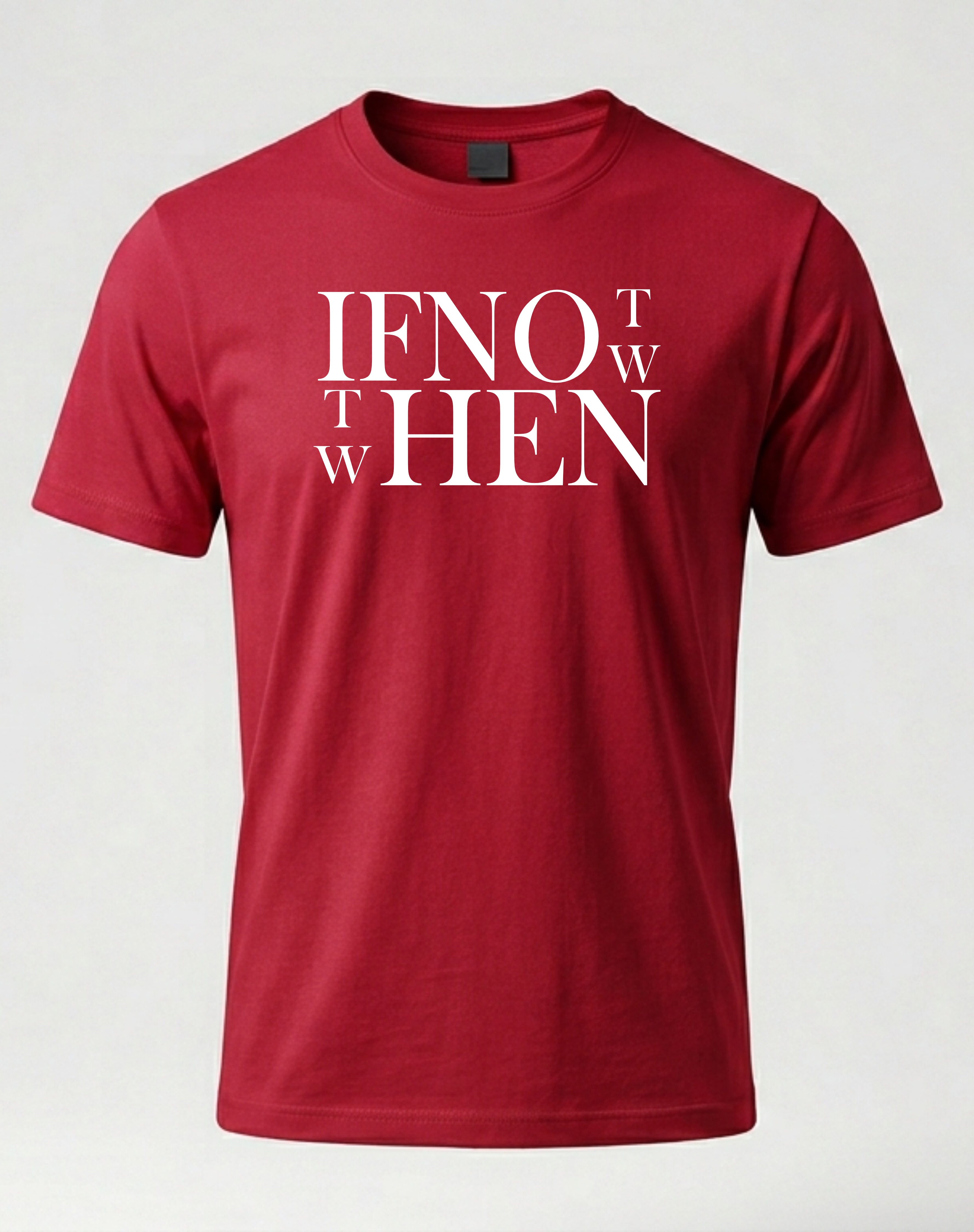 IF NOT NOW, THEN WHEN T-Shirt Collection
