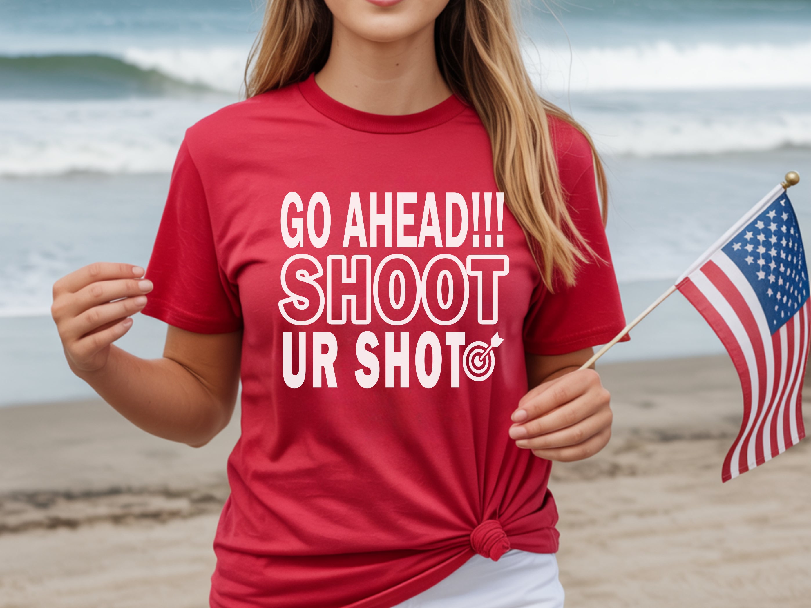 GO AHEAD!!! SHOOT UR SHOT/ Shirts
