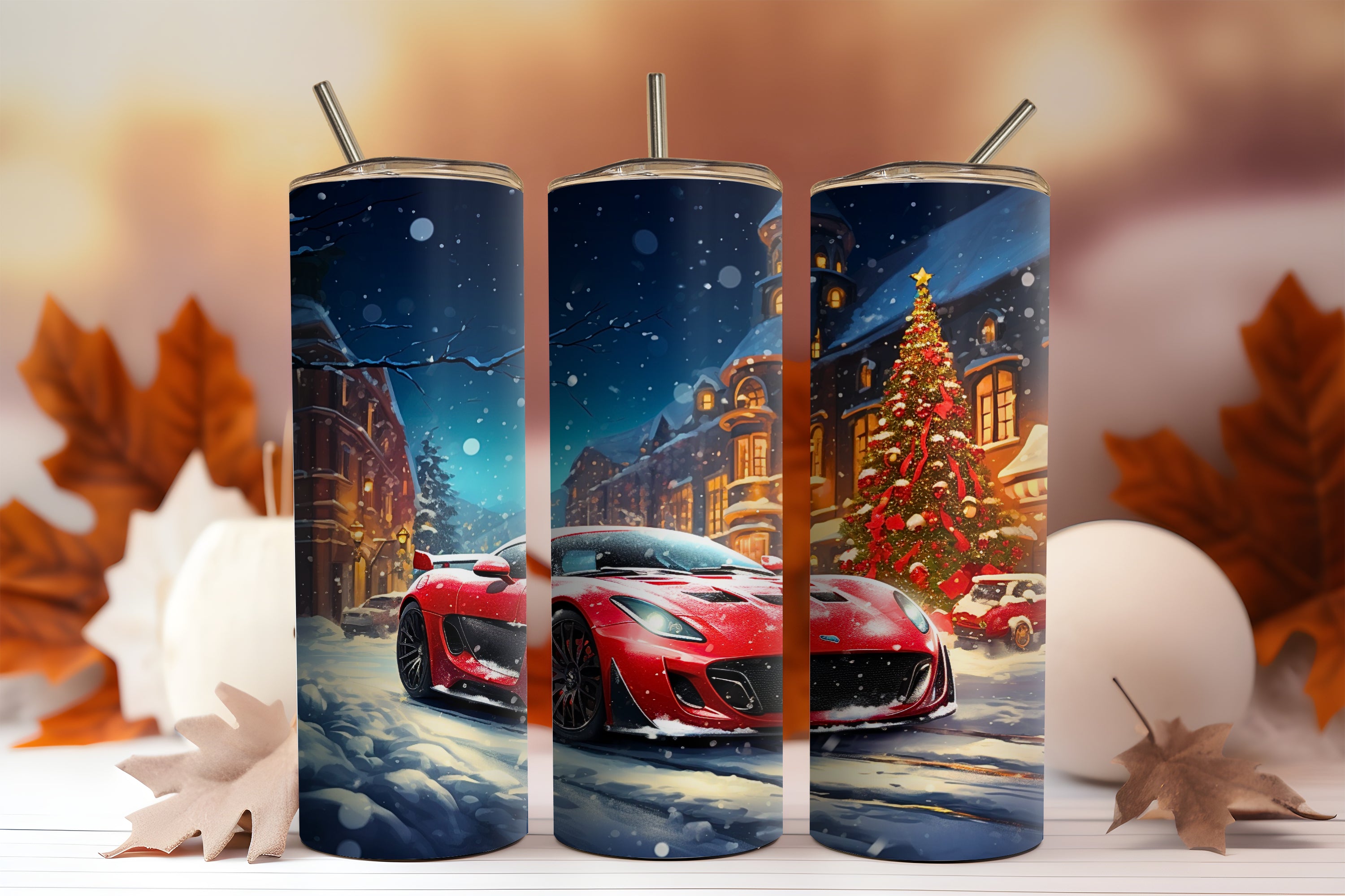 Christmas Theme 20oz Tumblers Buy2 Get 1 Free