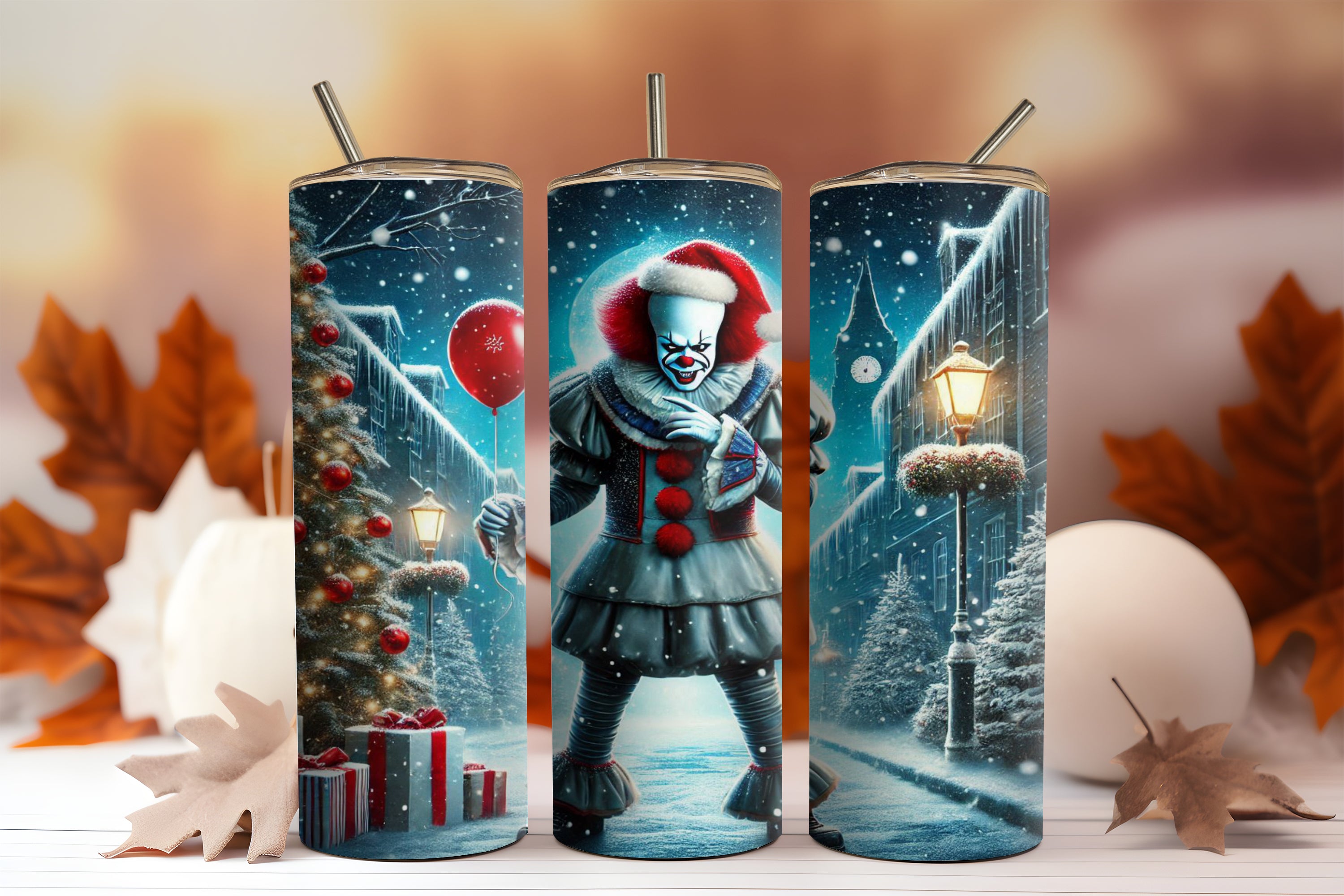 Christmas Theme 20oz Tumblers Buy2 Get 1 Free