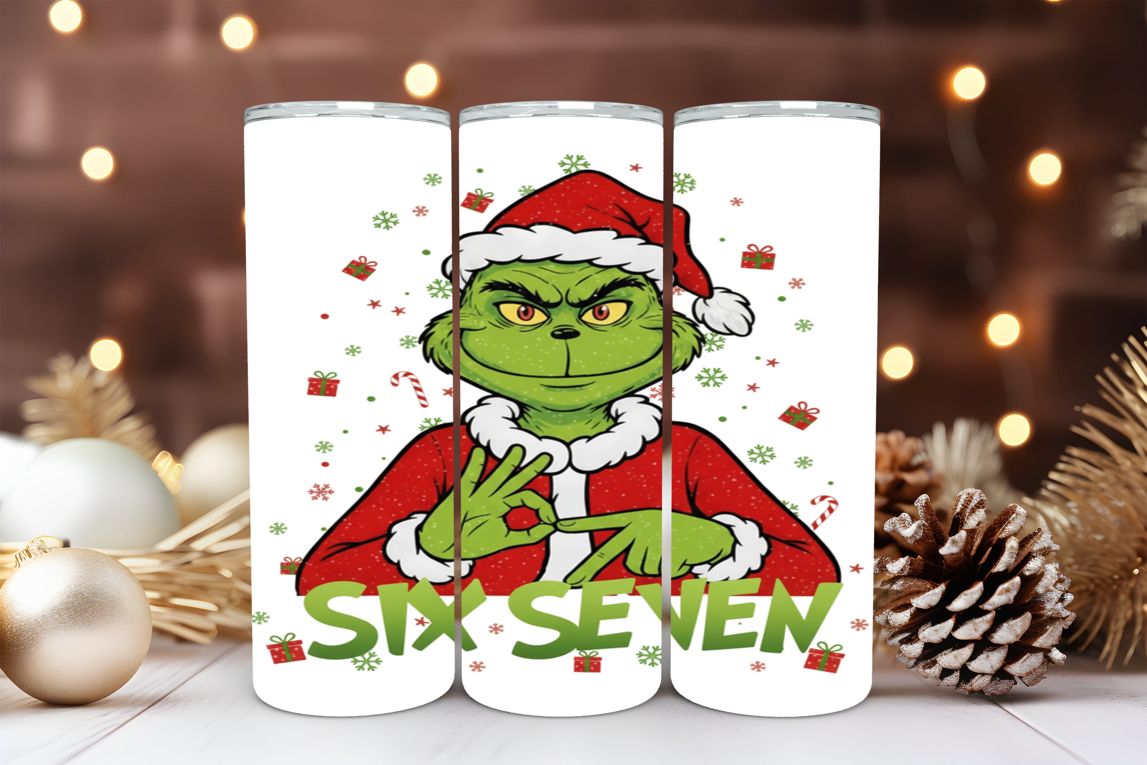 Six Seven Theme Christmas 20oz Tumbler